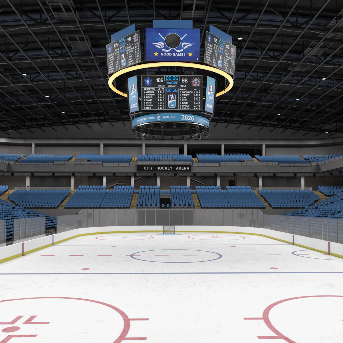 City Hockey Arena Indoor Ice Stadium
