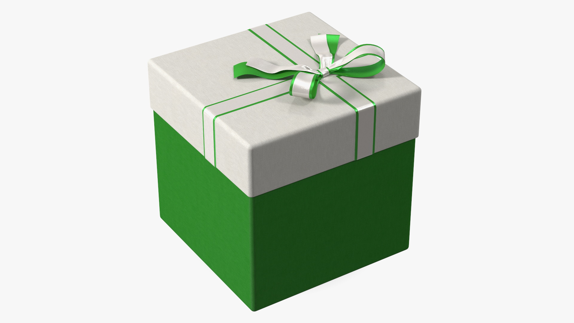 3D model Gift Box with Ribbon