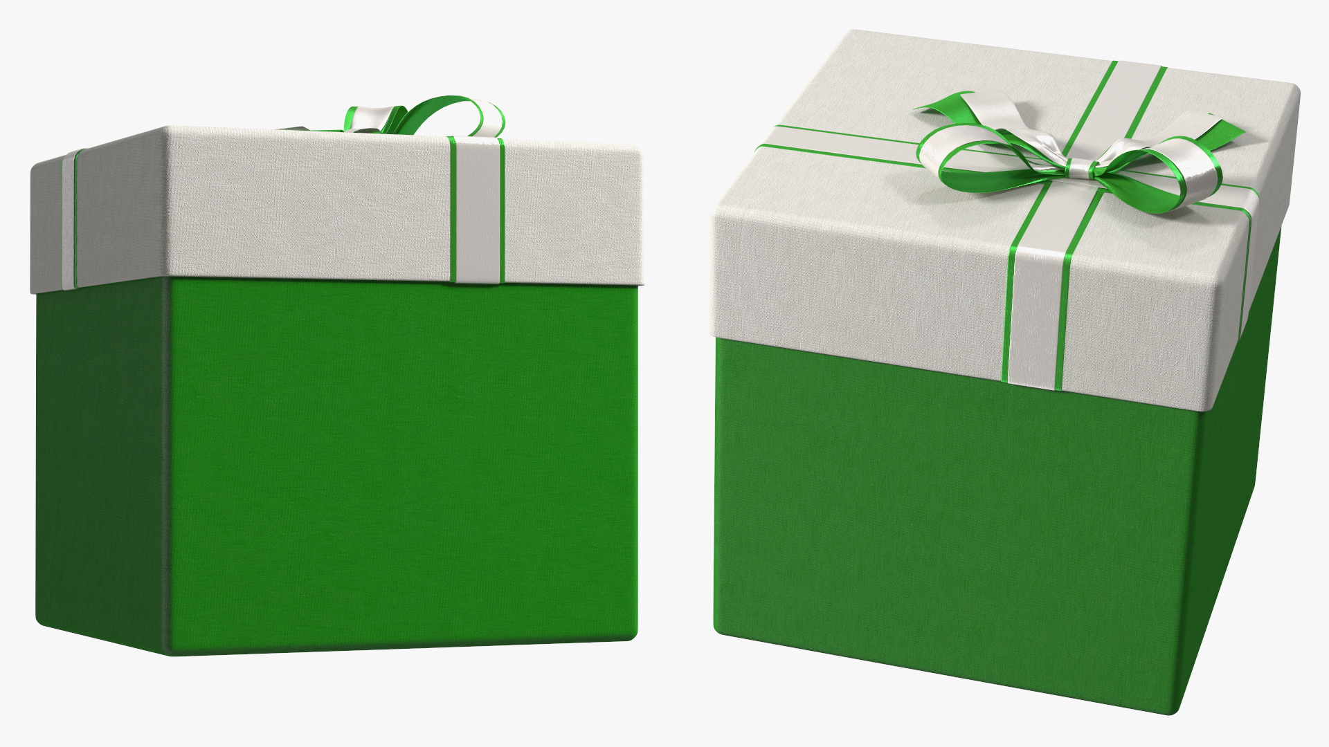 3D model Gift Box with Ribbon