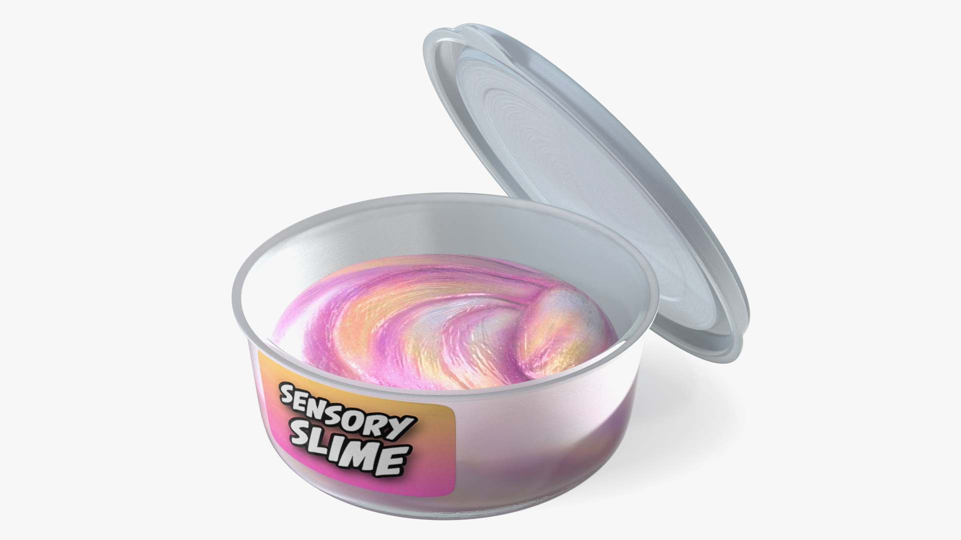 3D Yellow Pink Pot Toy Slimes