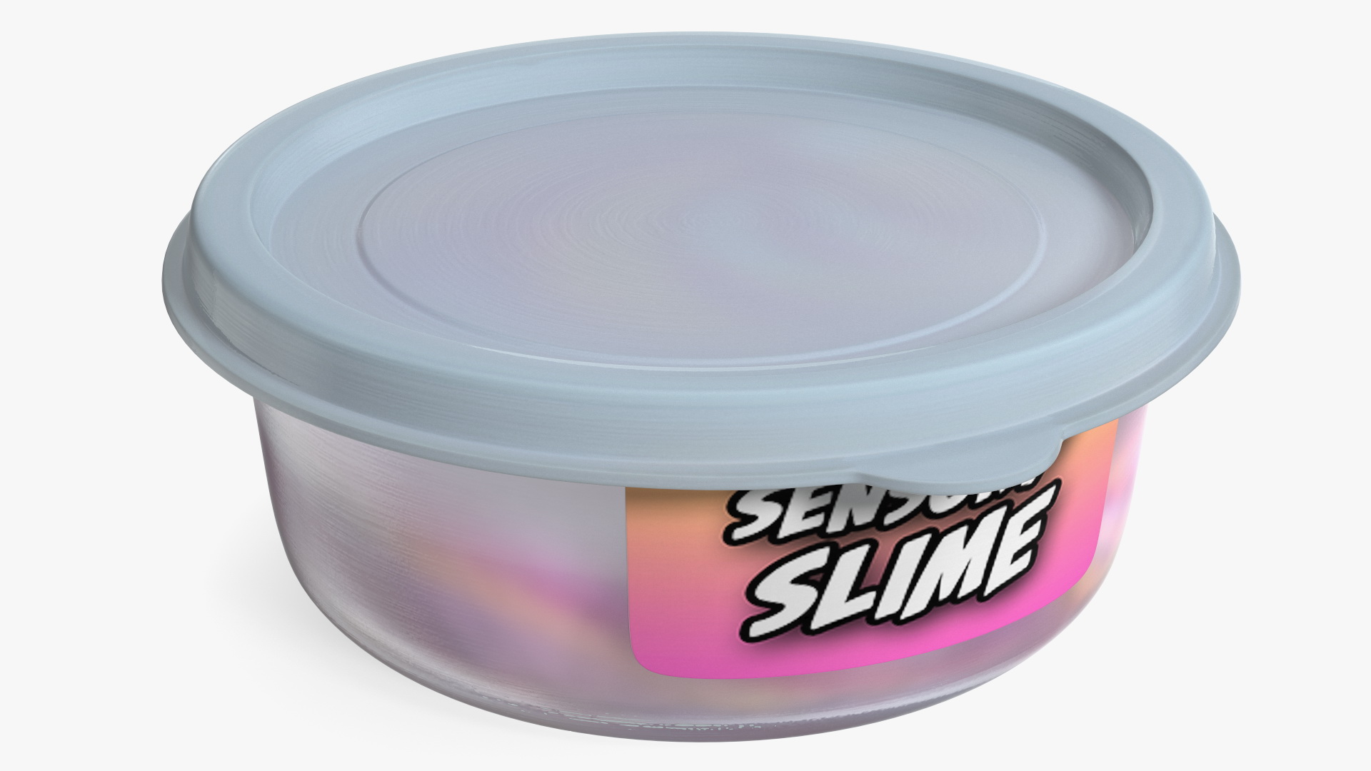 3D Yellow Pink Pot Toy Slimes