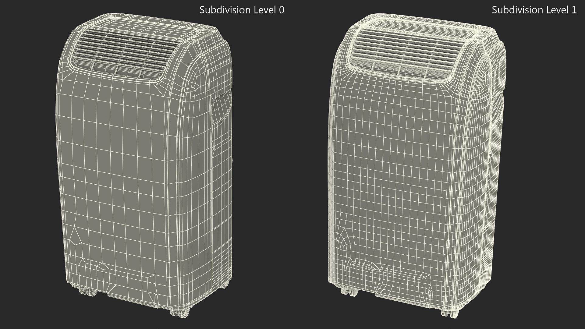 3D model Floor Portable Air Conditioner