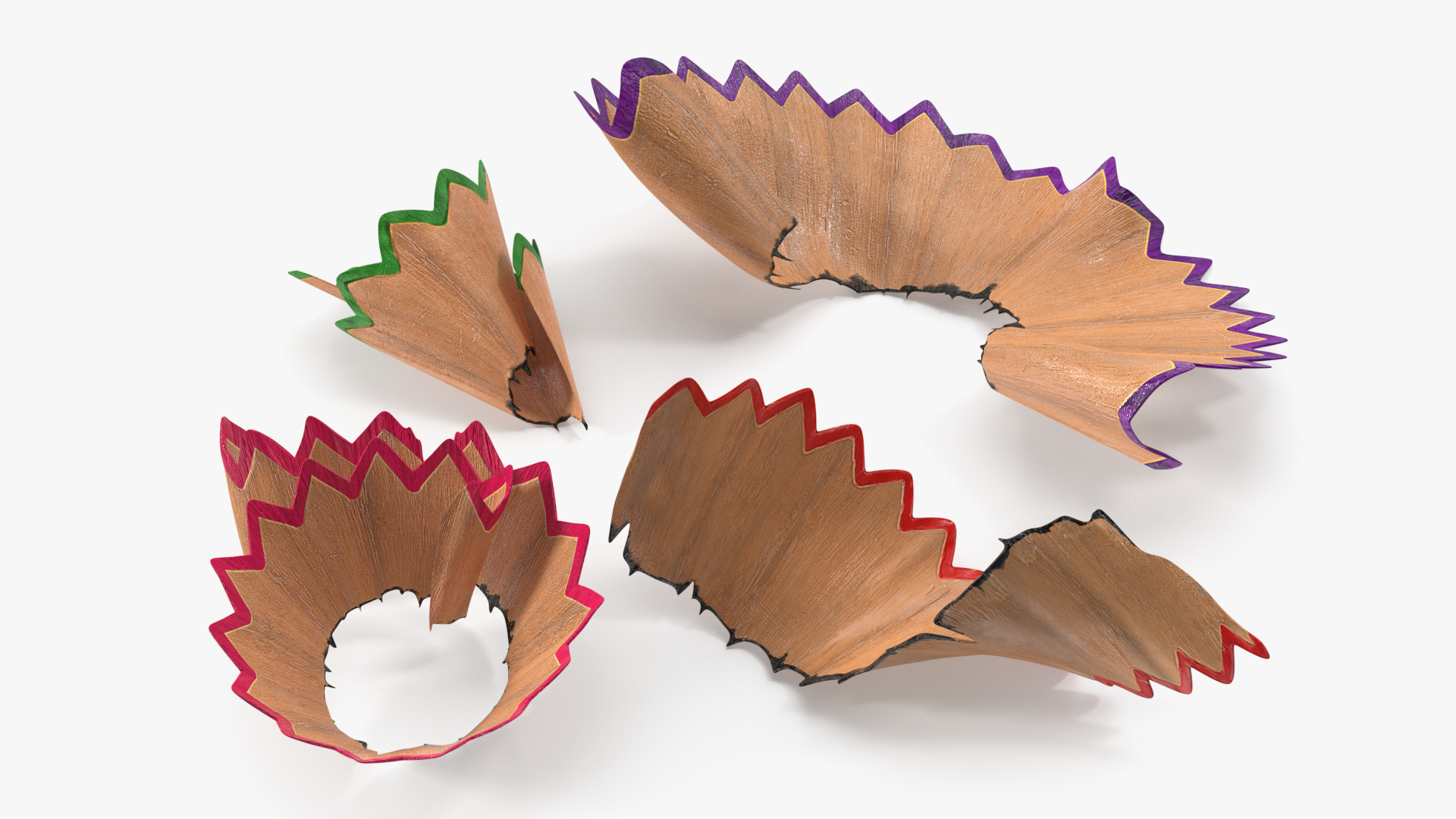 3D model Pencil Shavings