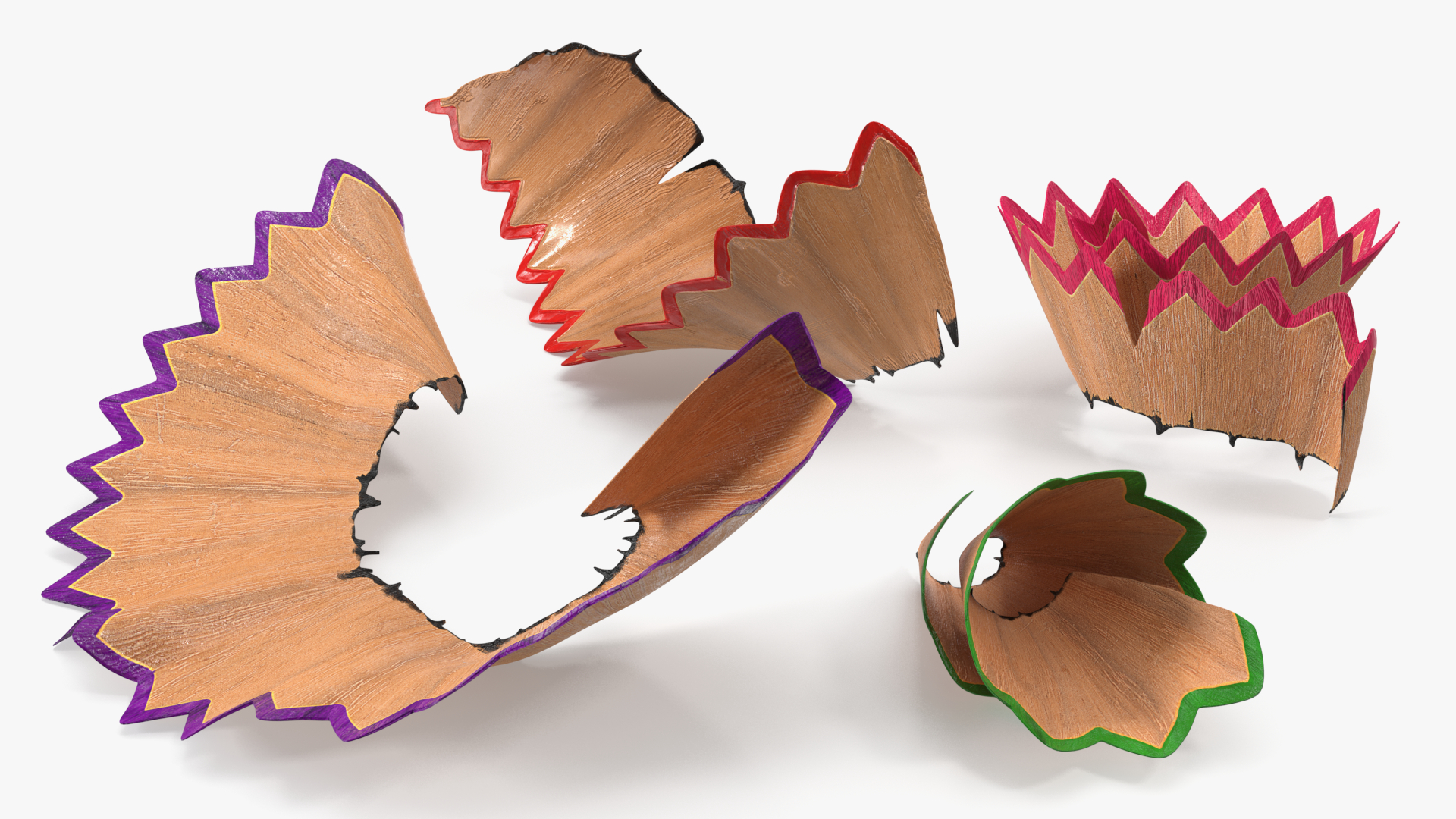 3D model Pencil Shavings