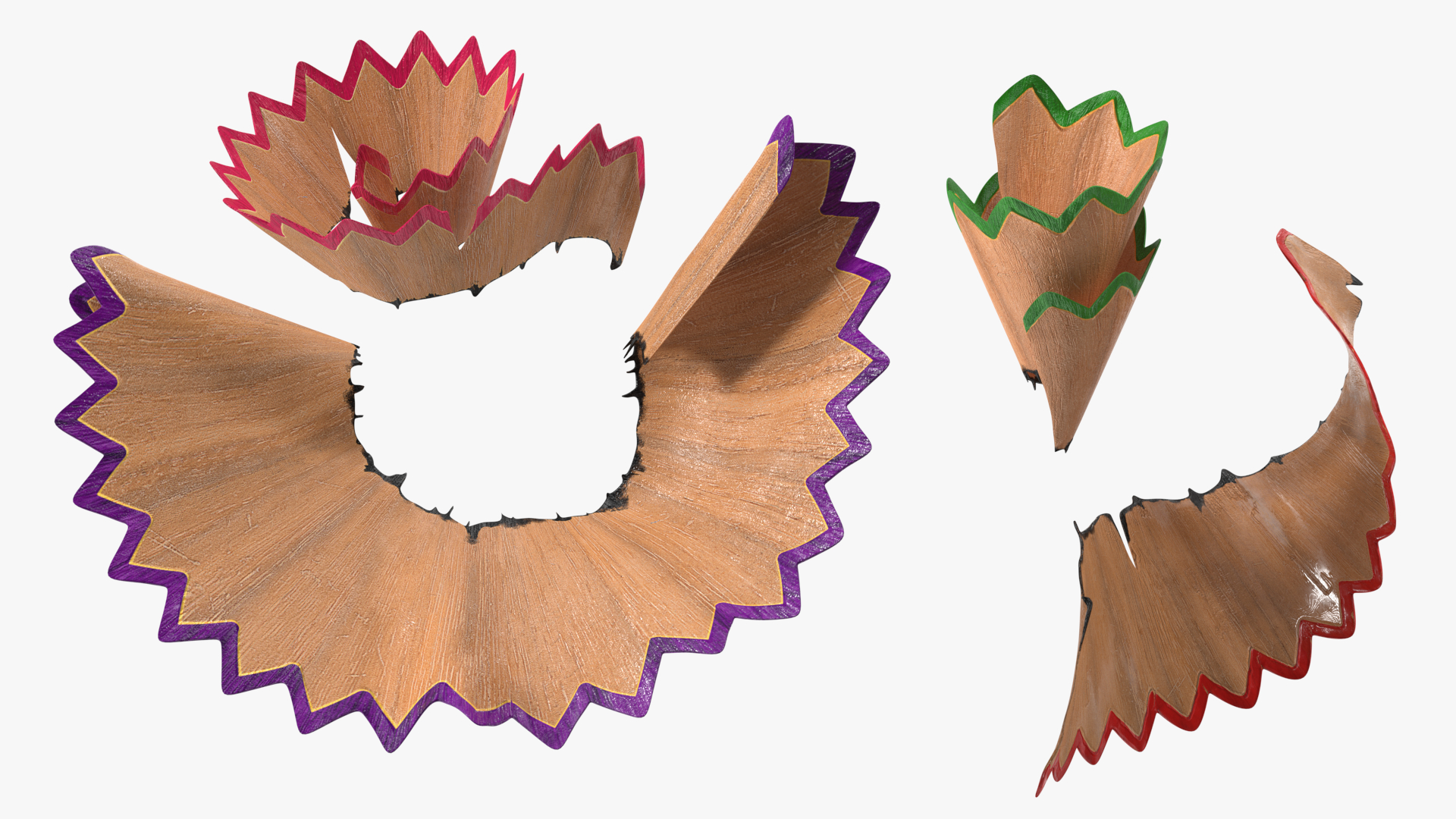 3D model Pencil Shavings