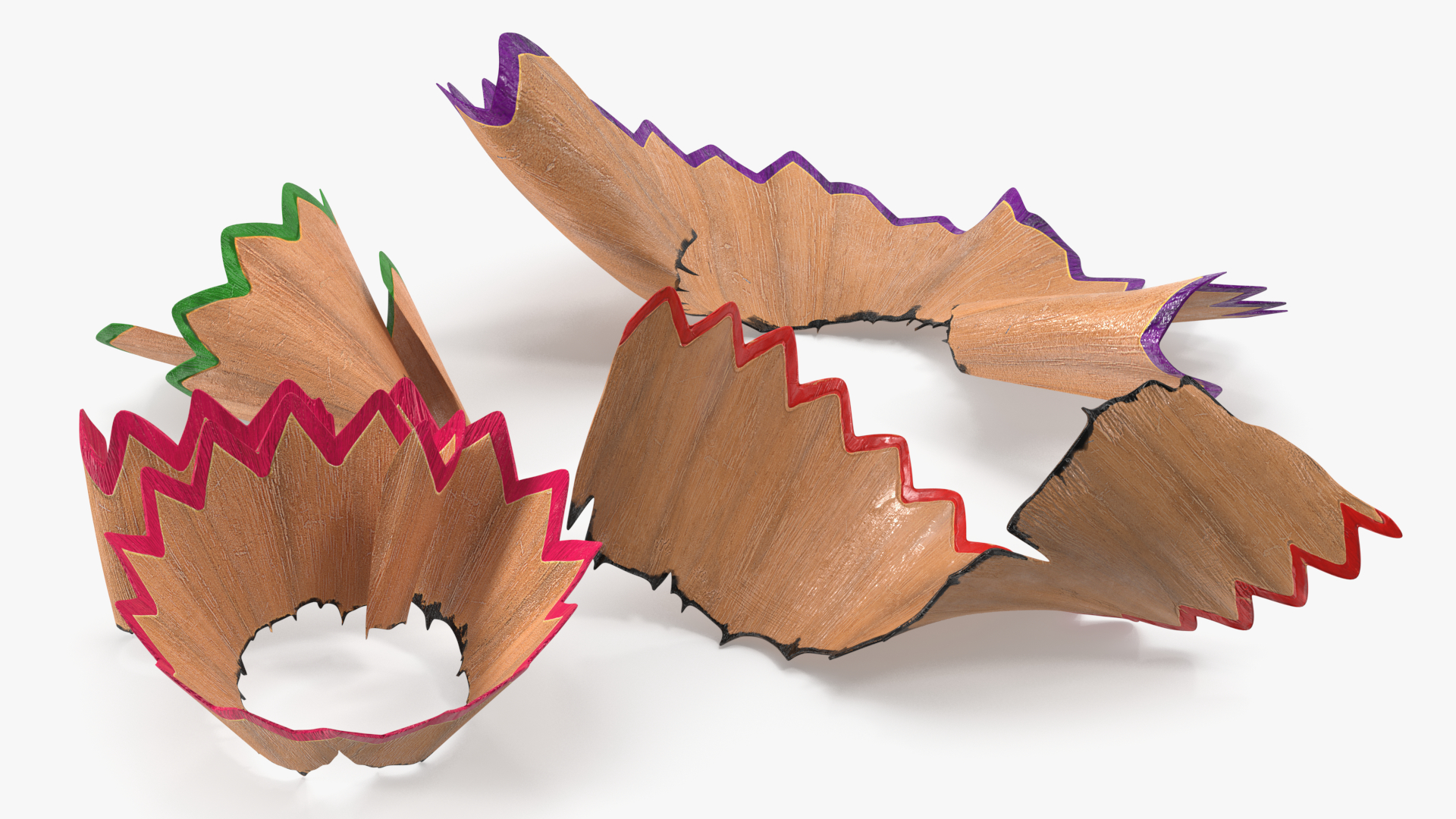 3D model Pencil Shavings