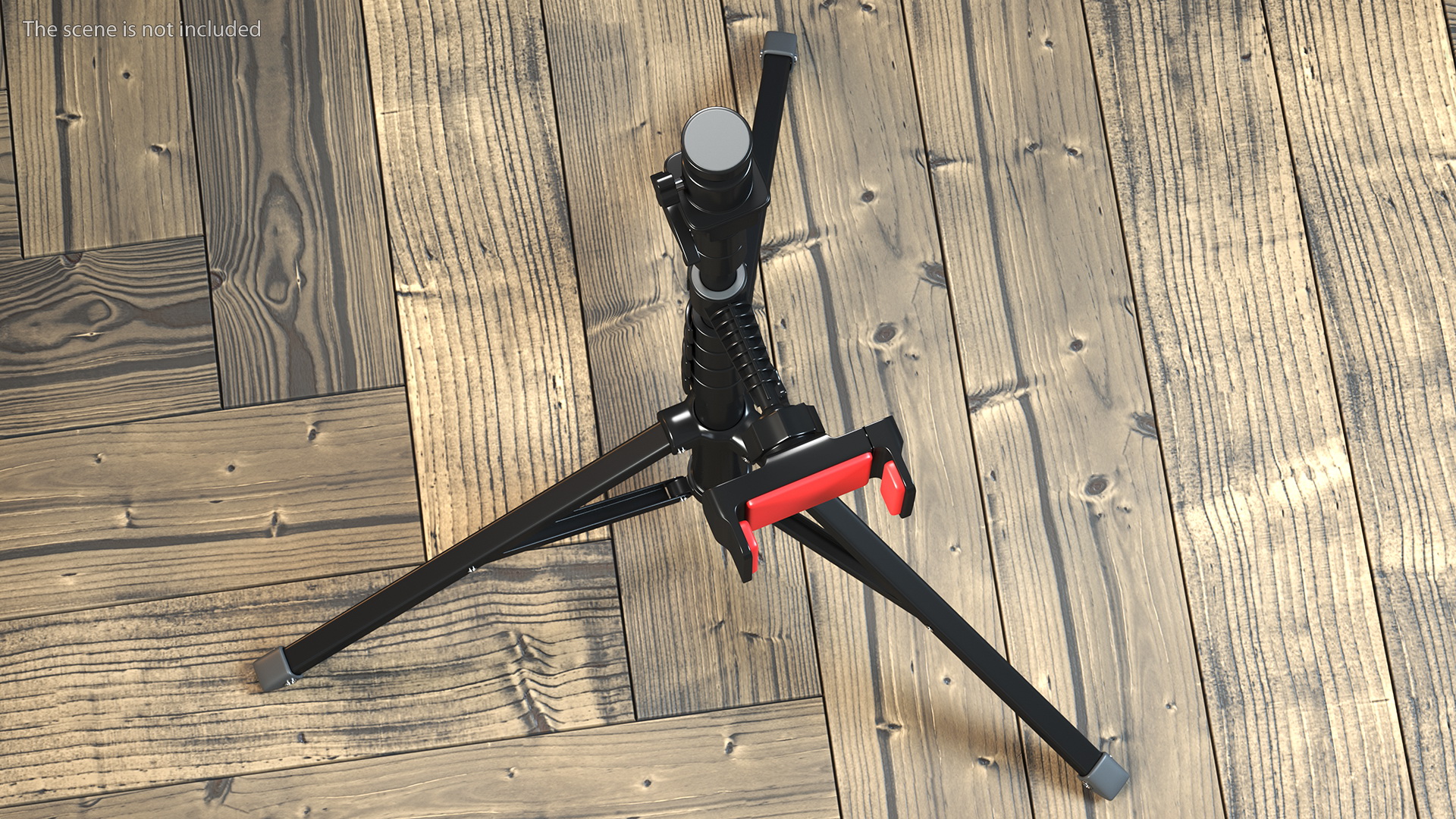 3D model Tall Tripod Stand with Phone Holder
