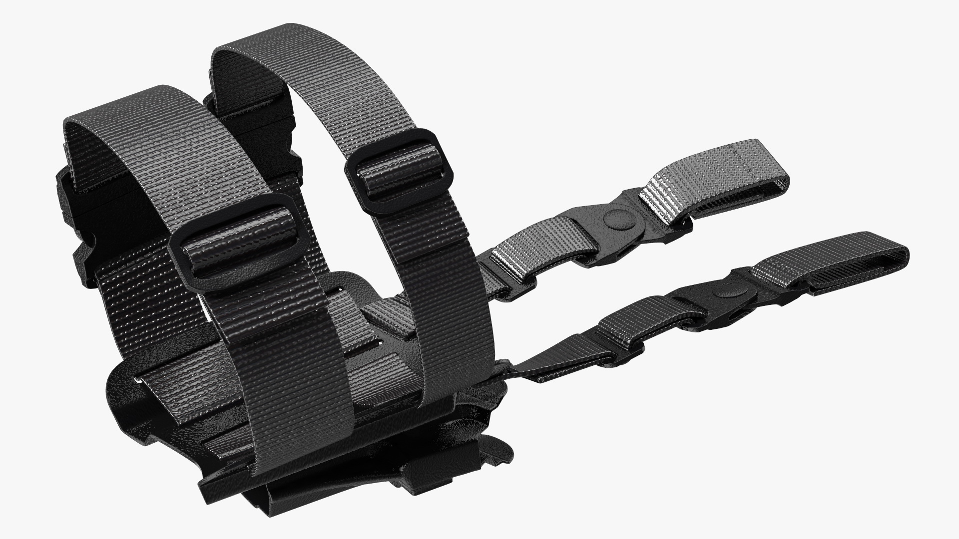 3D Tactical Pistol Thigh Gun Holster model