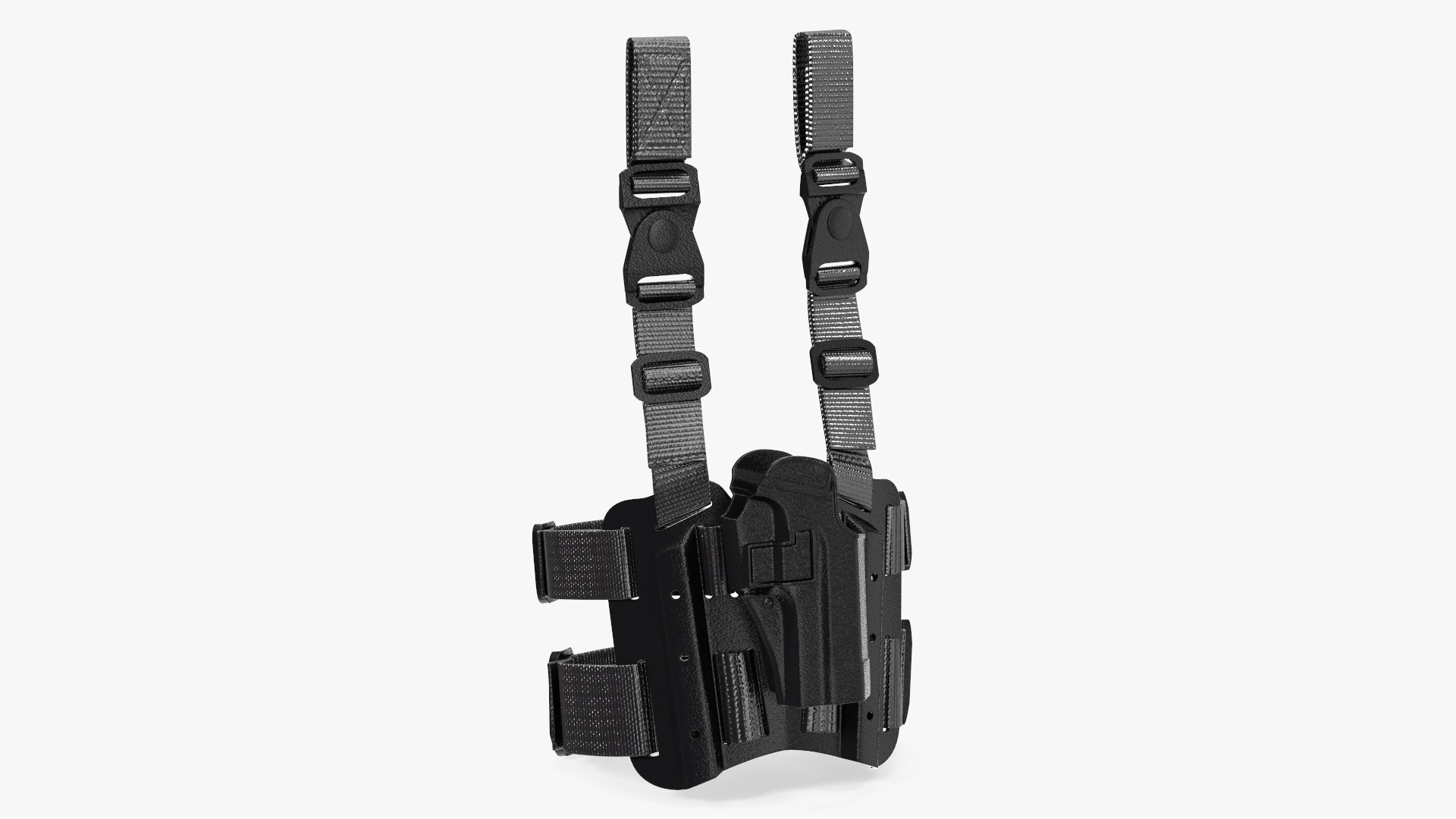 3D Tactical Pistol Thigh Gun Holster model