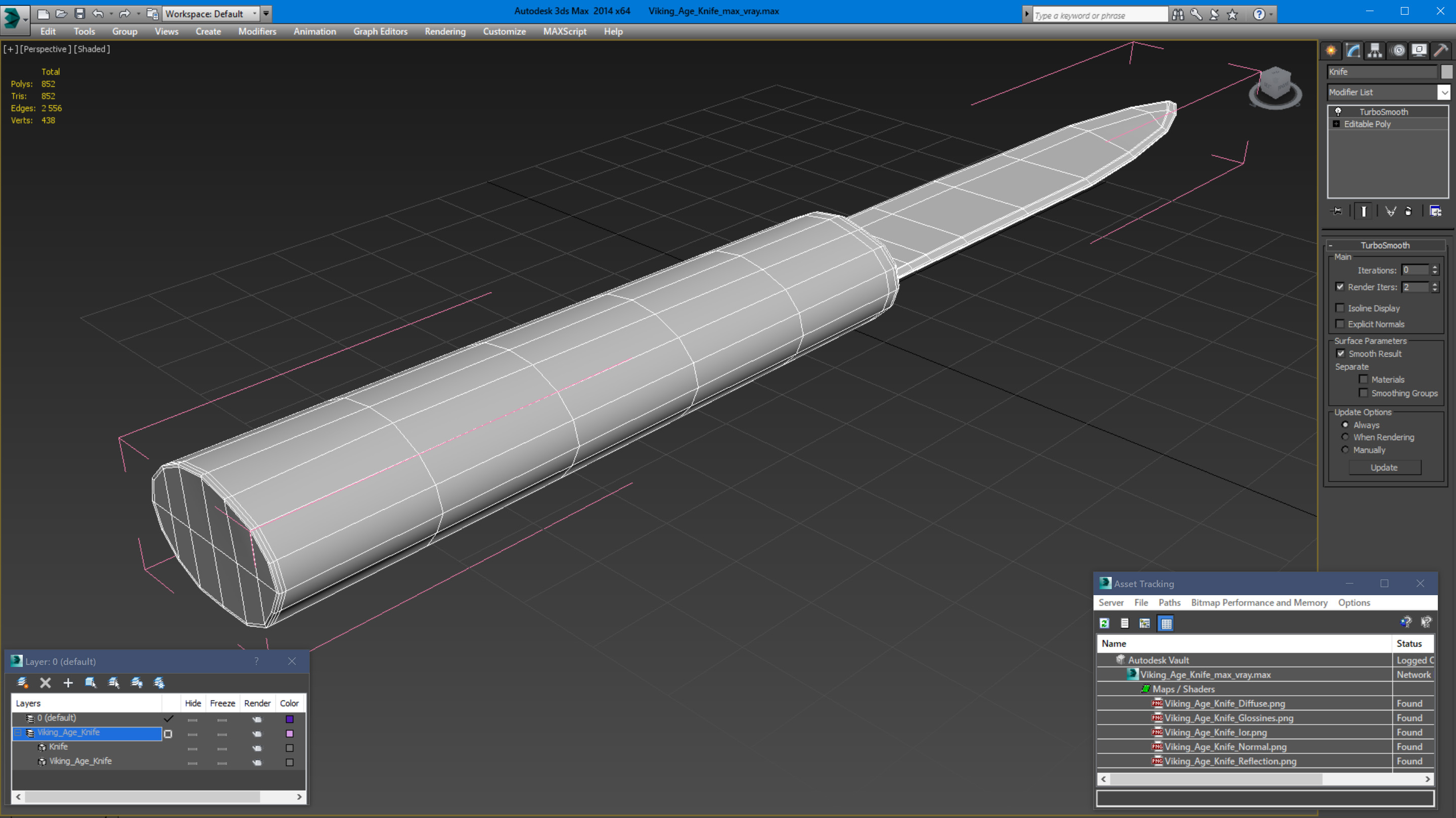 3D Viking Age Knife