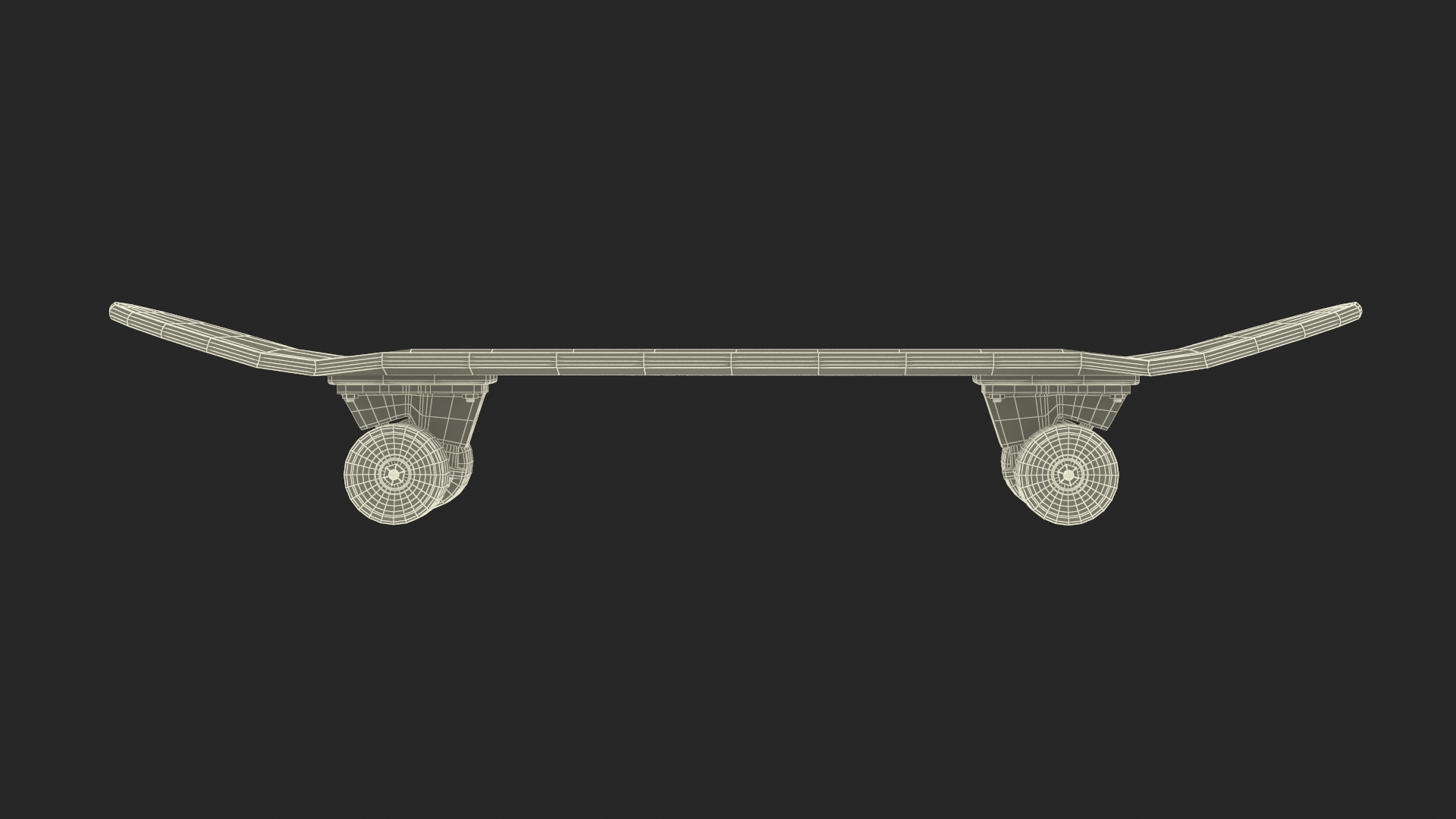 3D model Classic Skateboard Black Label