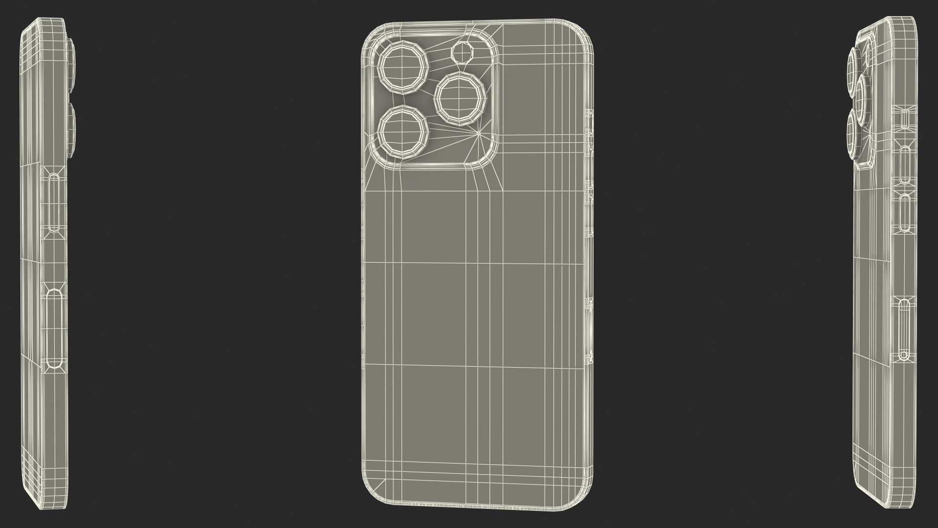 3D Apple iPhone 14 Pro Deep Purple