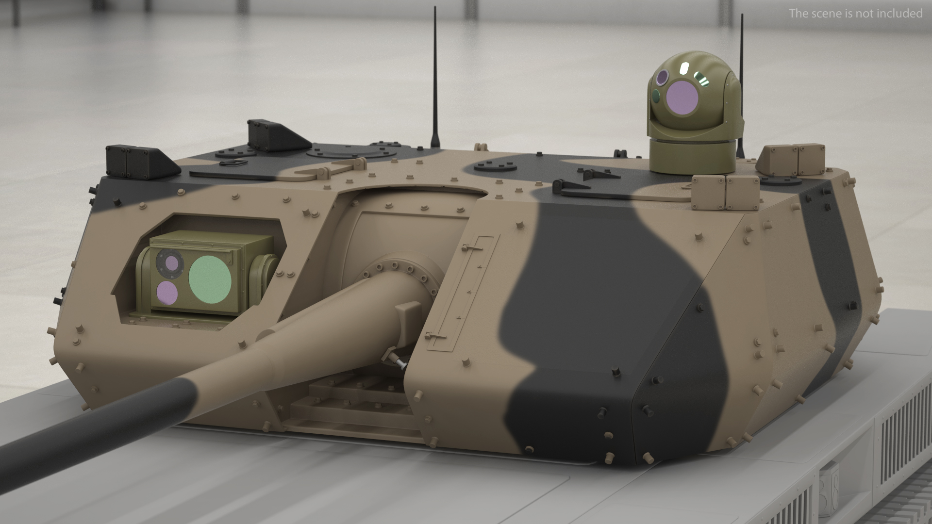 Tank Turret Camouflage 3D