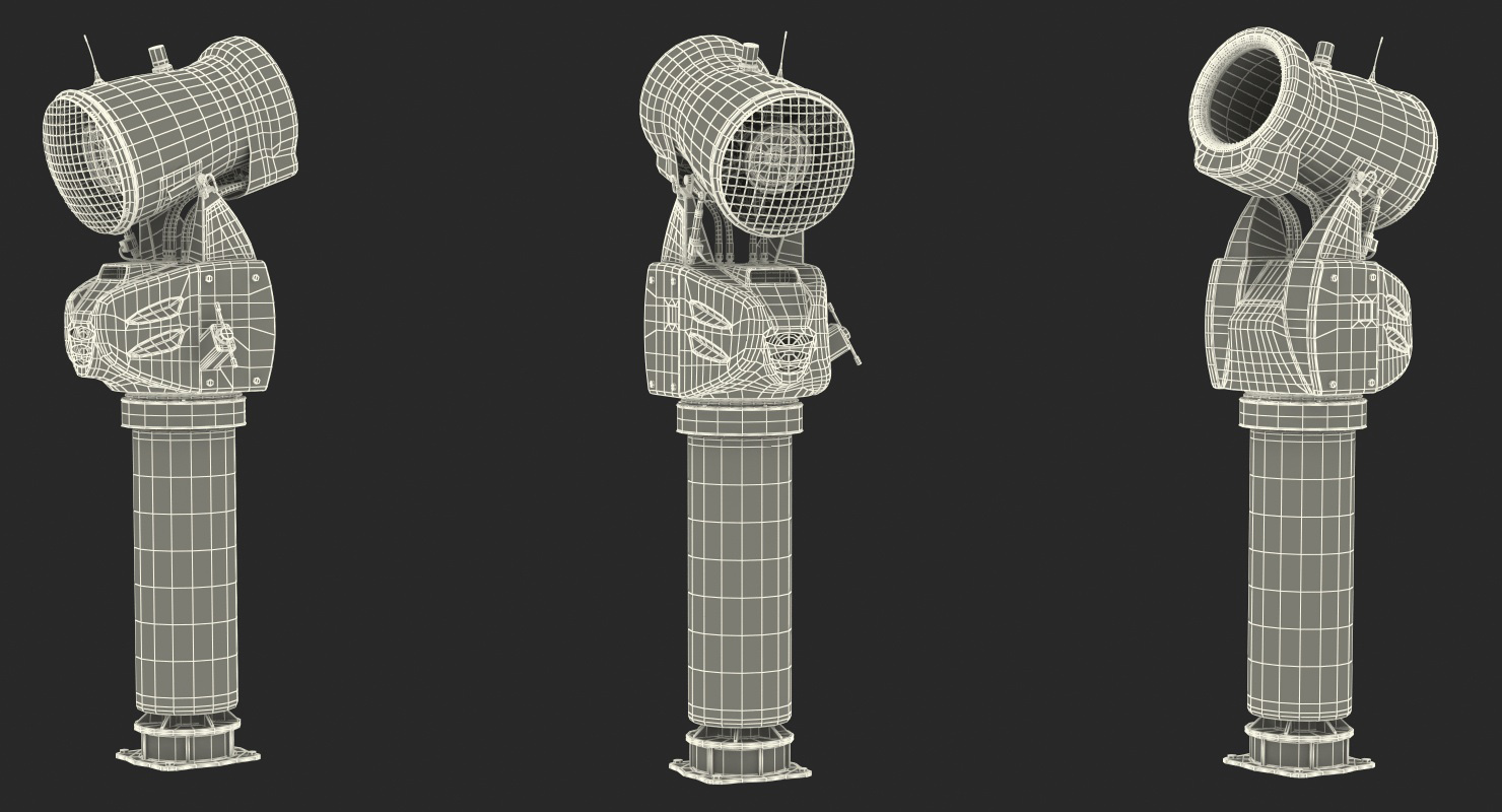 Green Snow Gun 3D model