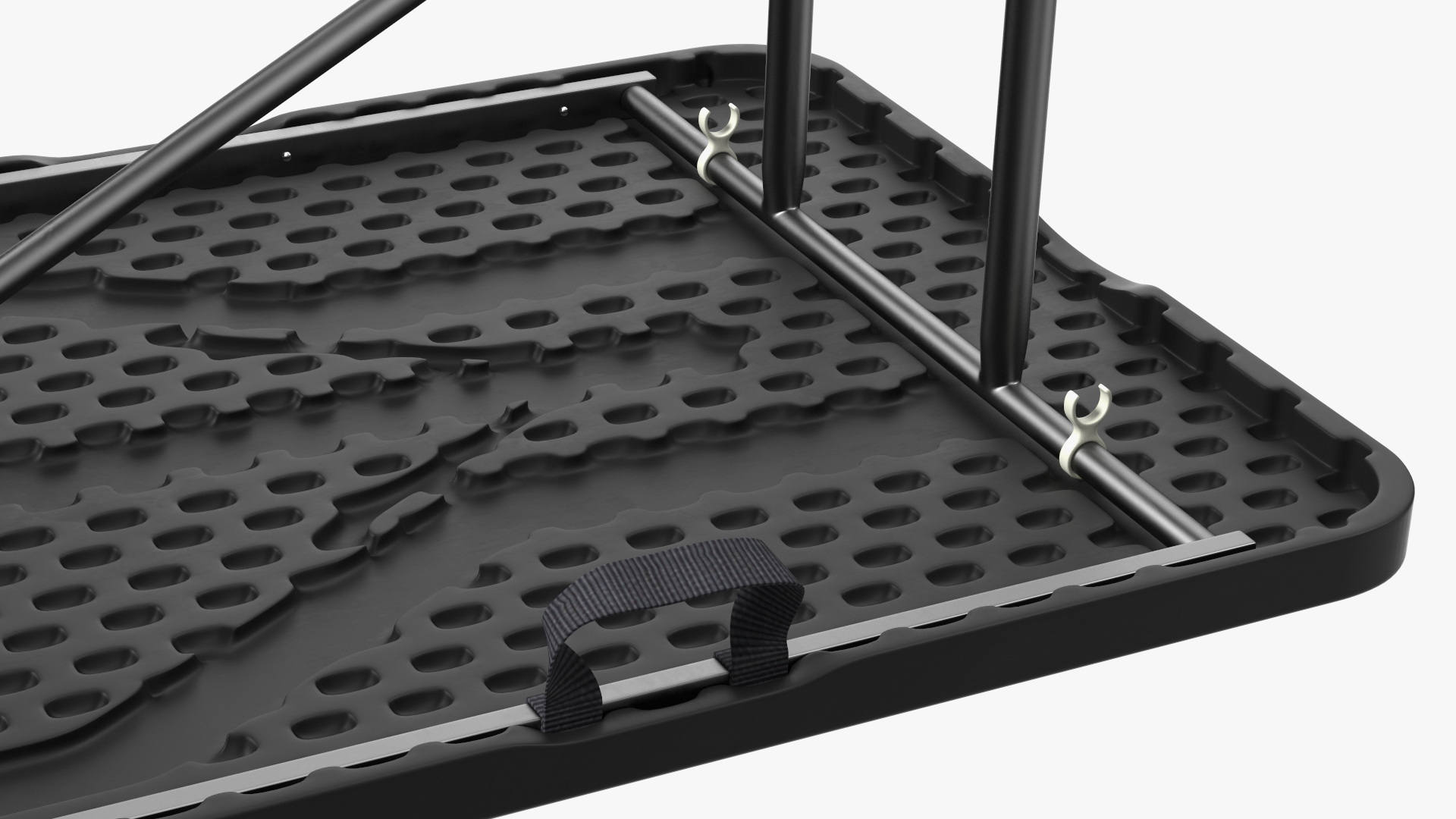 3D model Deluxe Folded Table Black
