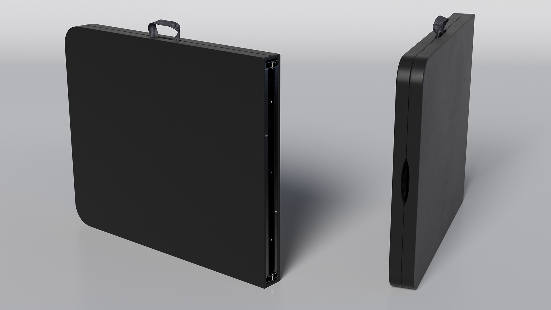 3D model Deluxe Folded Table Black