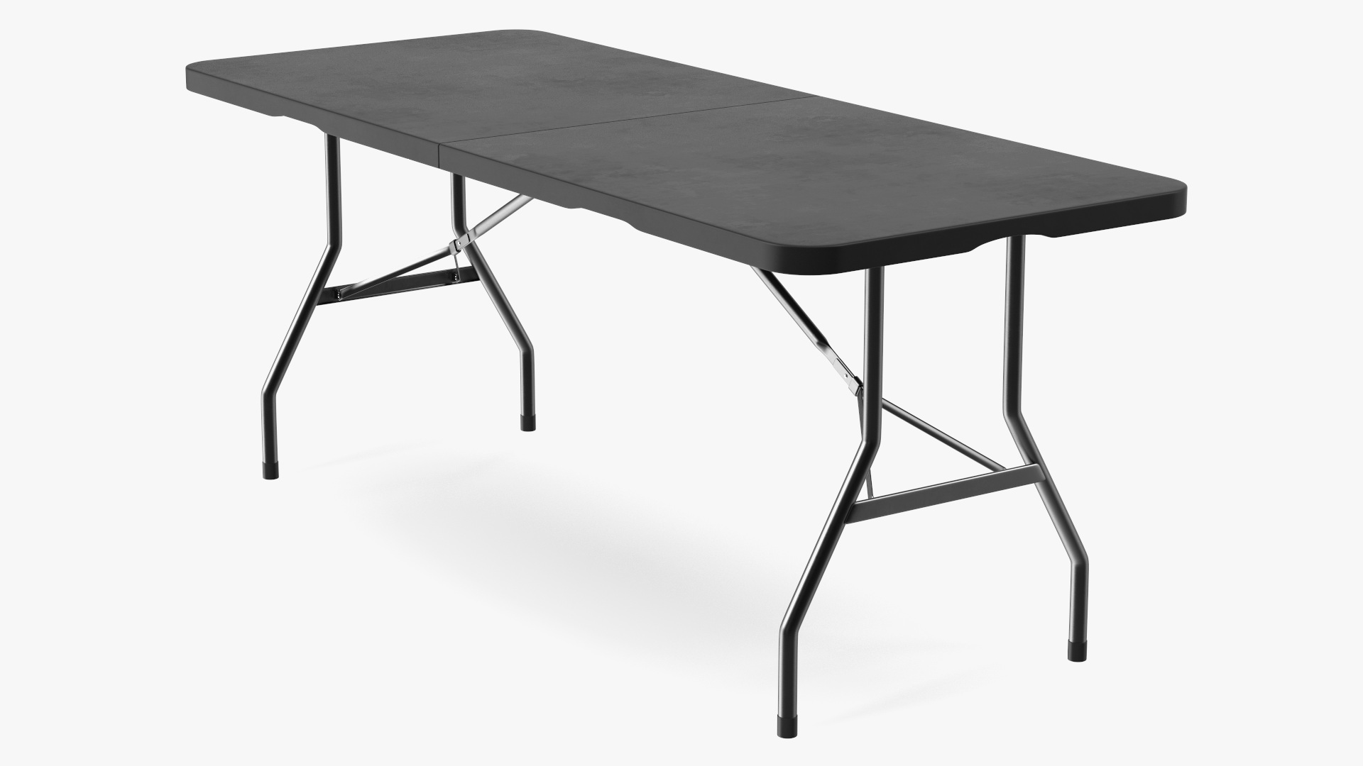 3D model Deluxe Folded Table Black