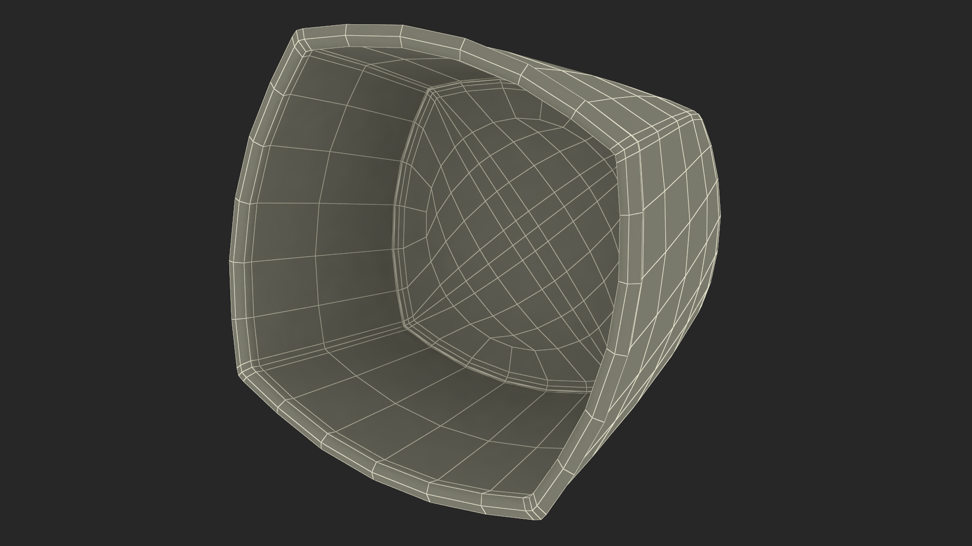 3D Misted Square Twisted Rocks Glass With Whiskey