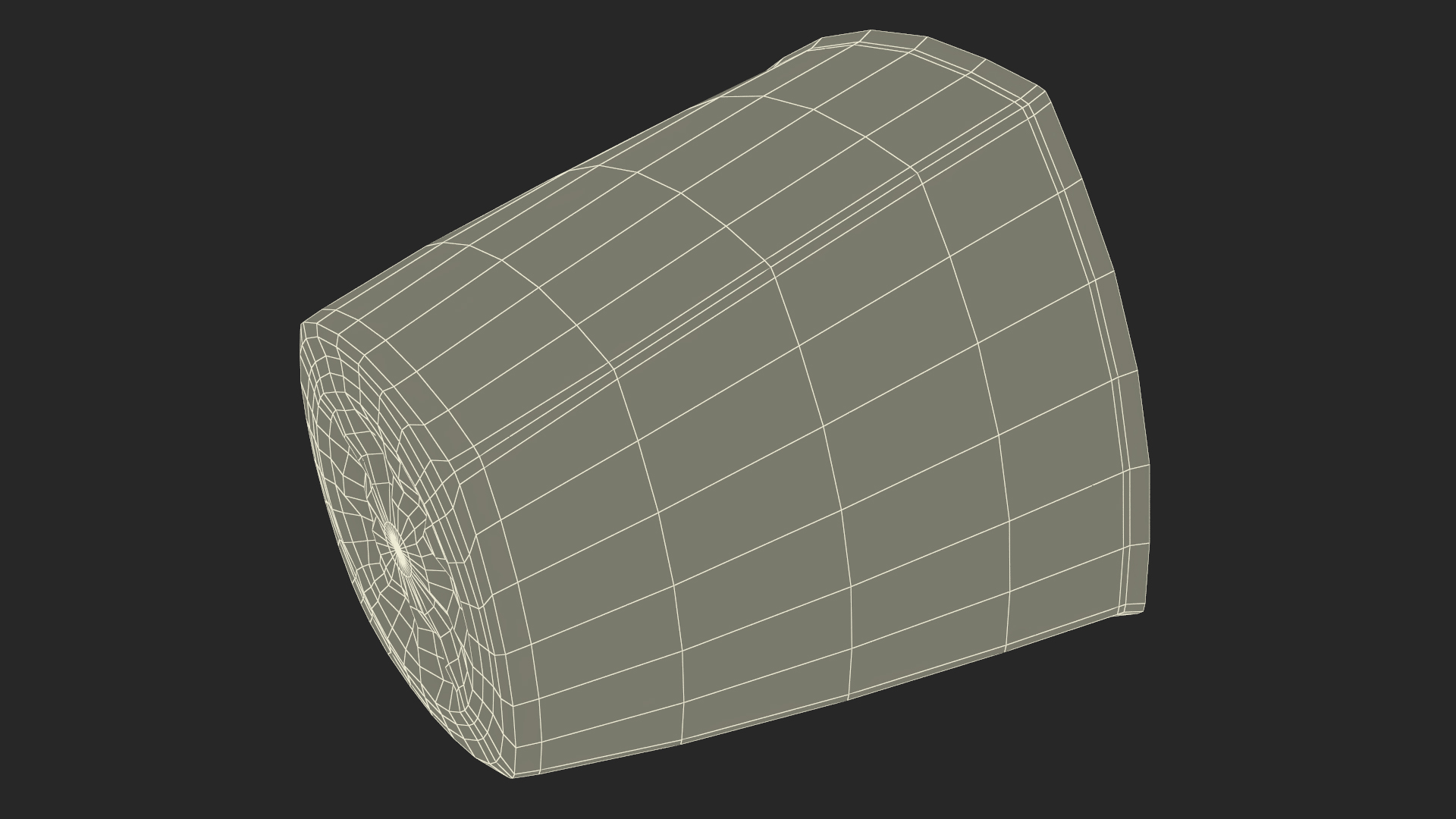 3D Misted Square Twisted Rocks Glass With Whiskey
