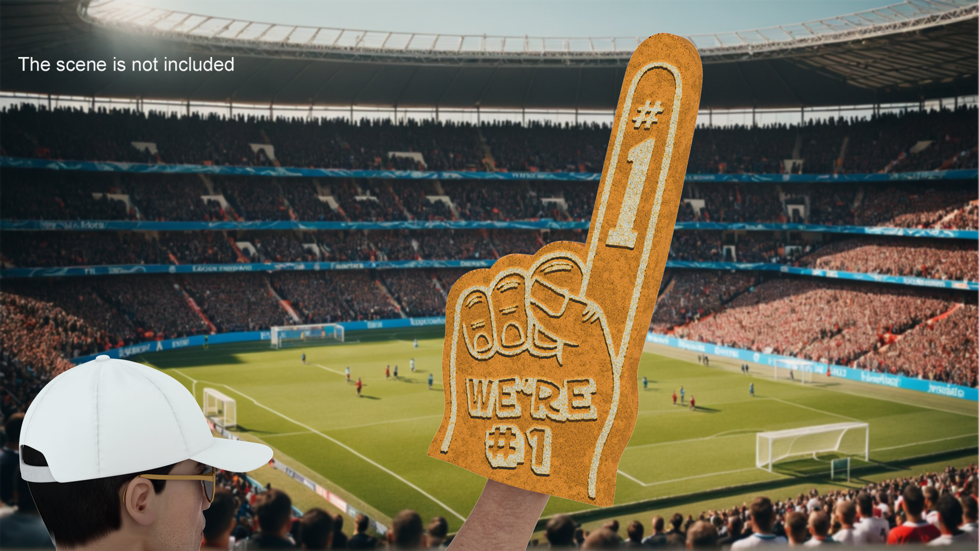 3D Foam Hand Yellow
