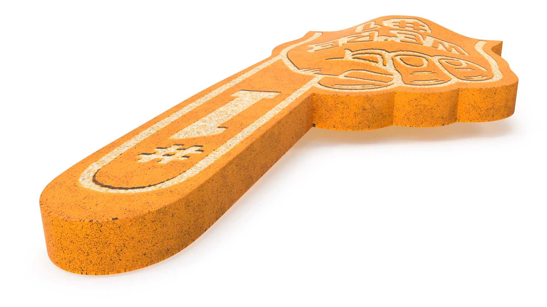 3D Foam Hand Yellow