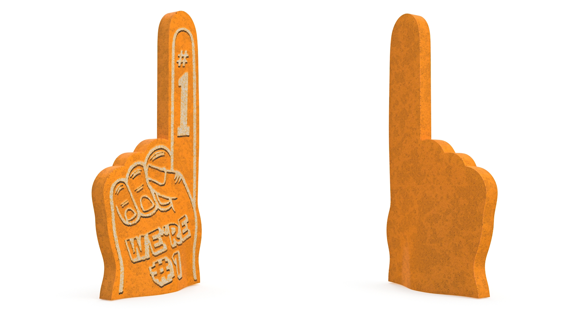 3D Foam Hand Yellow