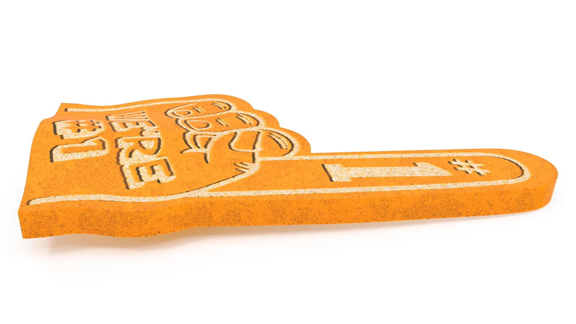 3D Foam Hand Yellow