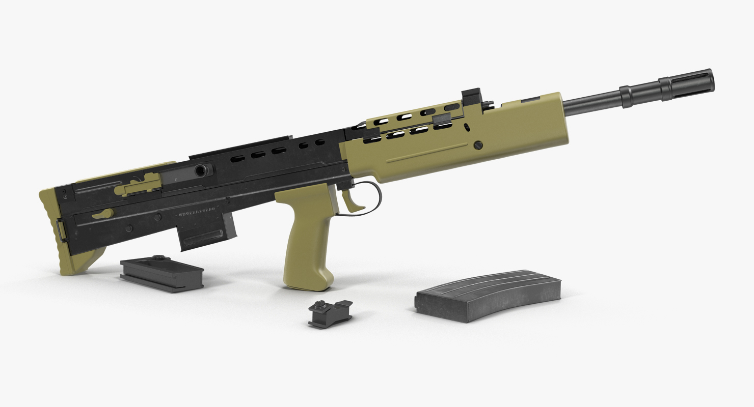 Bullpup Assault Rifle L85A2 3D