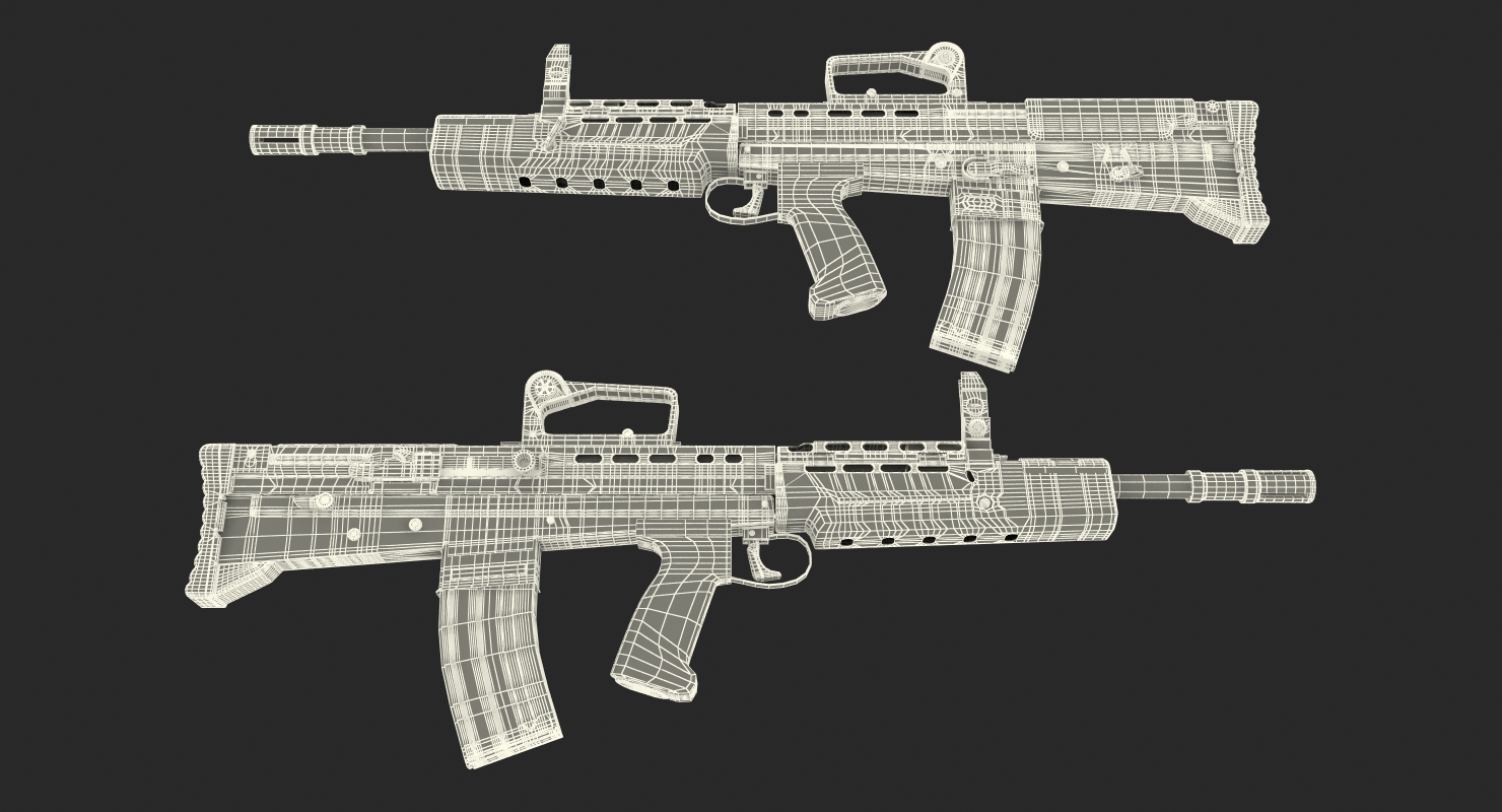 Bullpup Assault Rifle L85A2 3D