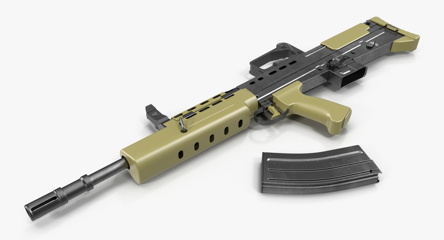 Bullpup Assault Rifle L85A2 3D