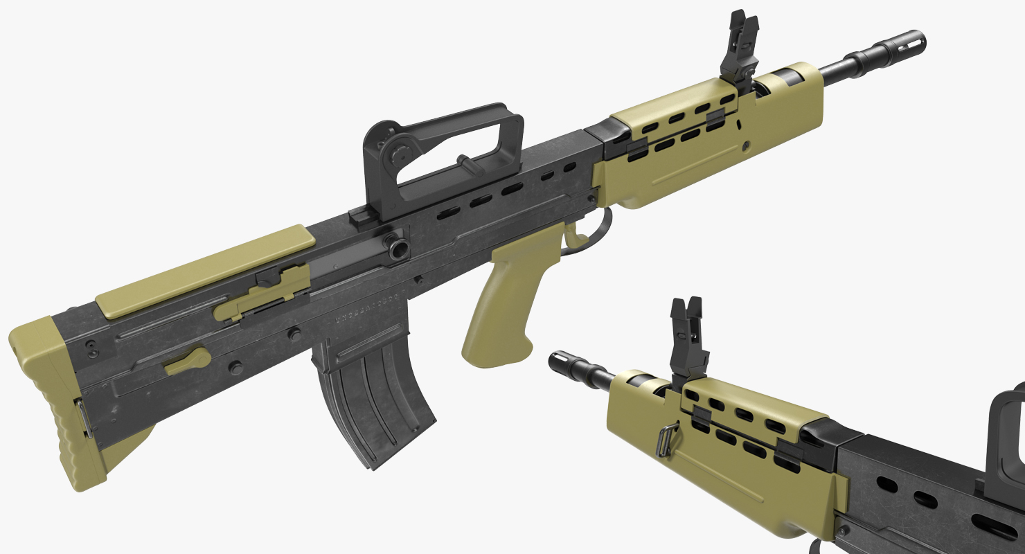 Bullpup Assault Rifle L85A2 3D