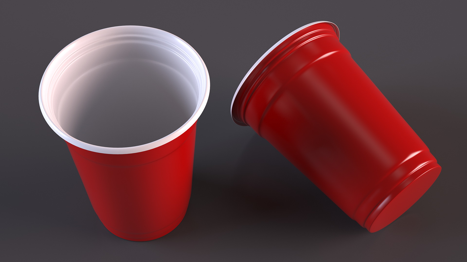 Plastic Party Cup 3D