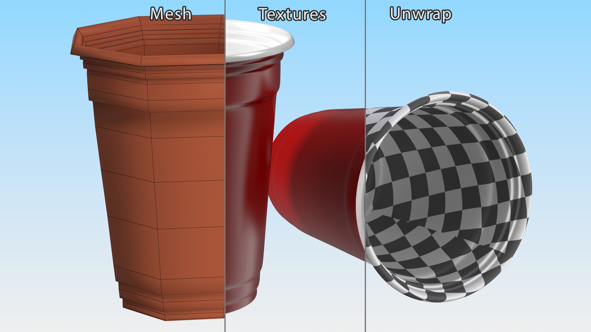 Plastic Party Cup 3D