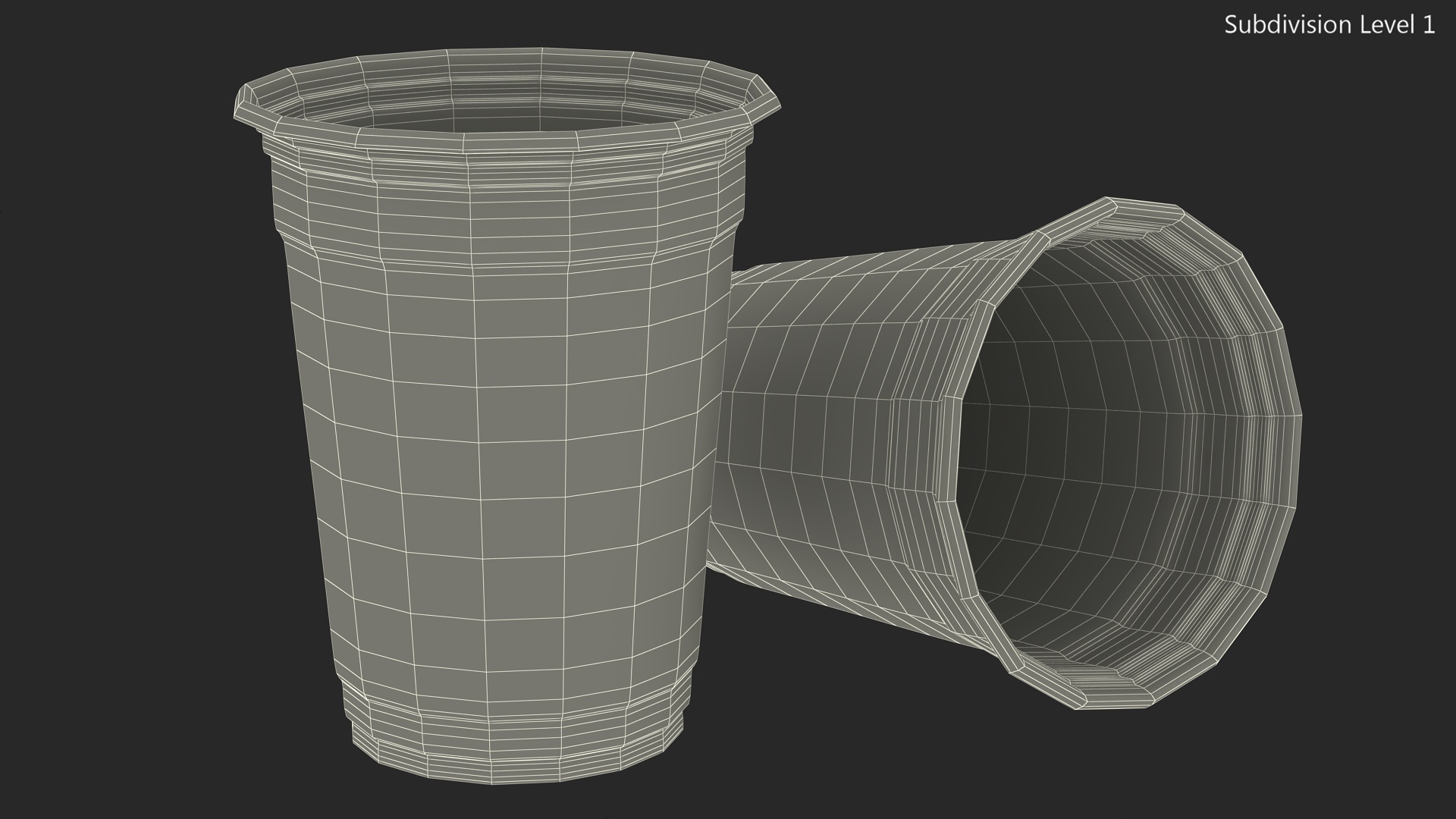 Plastic Party Cup 3D