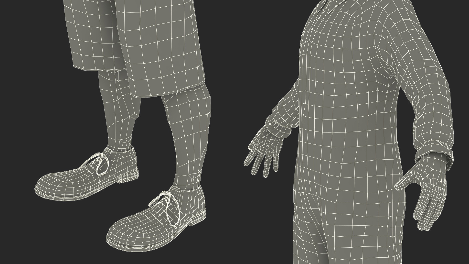 3D Ronald McDonald Clown Rigged model
