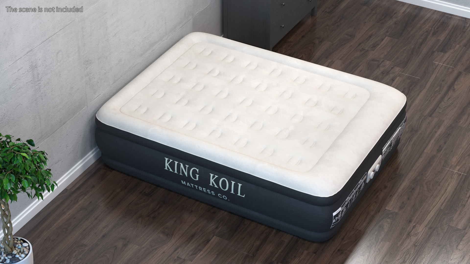 Inflatable Air Mattress King Koil Queen Size 3D model