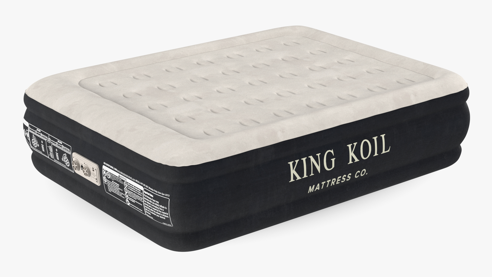 Inflatable Air Mattress King Koil Queen Size 3D model