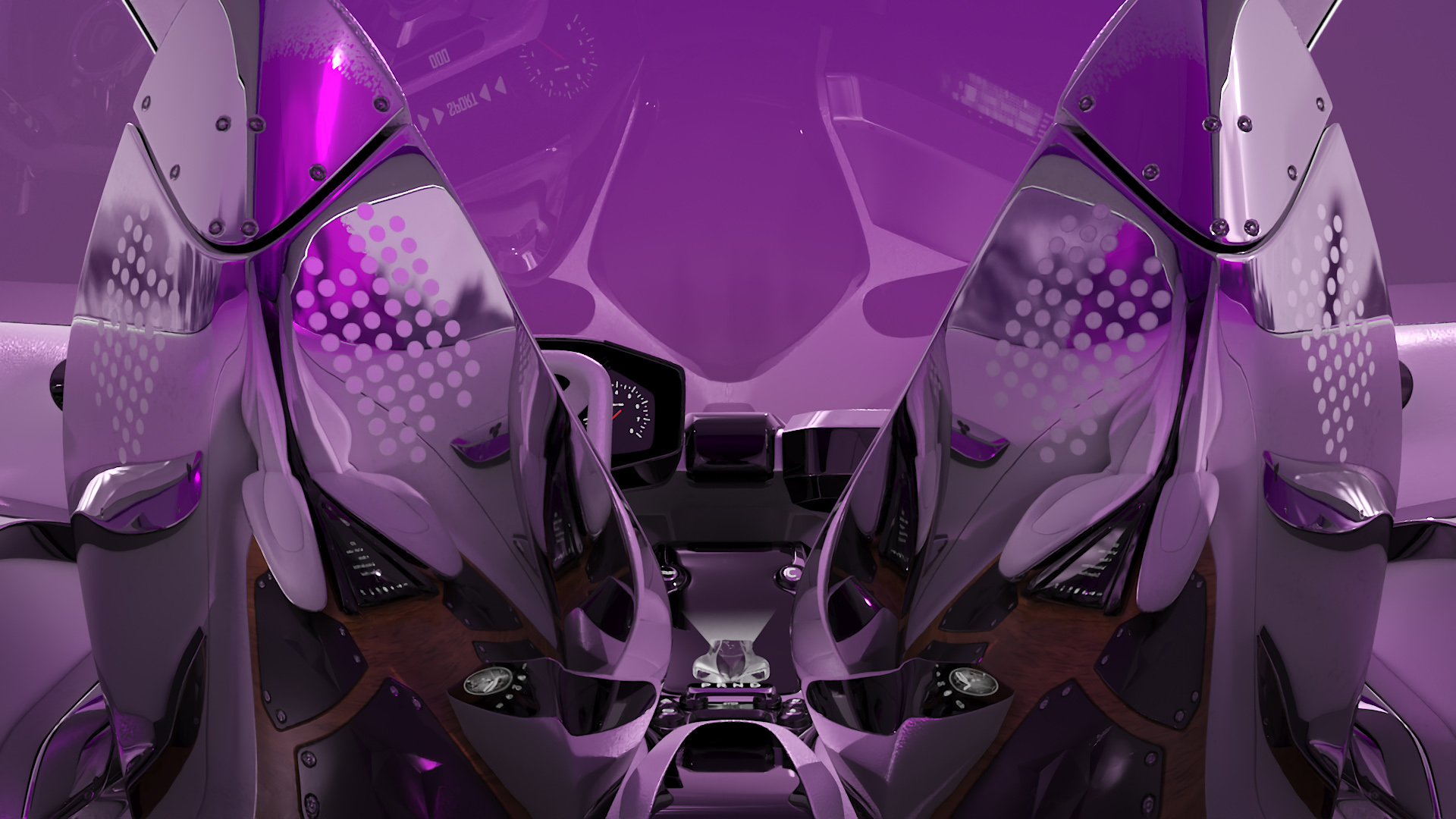 3D model Futuristic Concept S-Class Vehicle Black