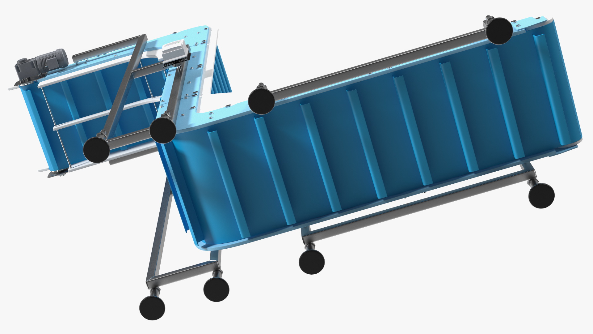 Vertical Conveyor Rigged 3D model