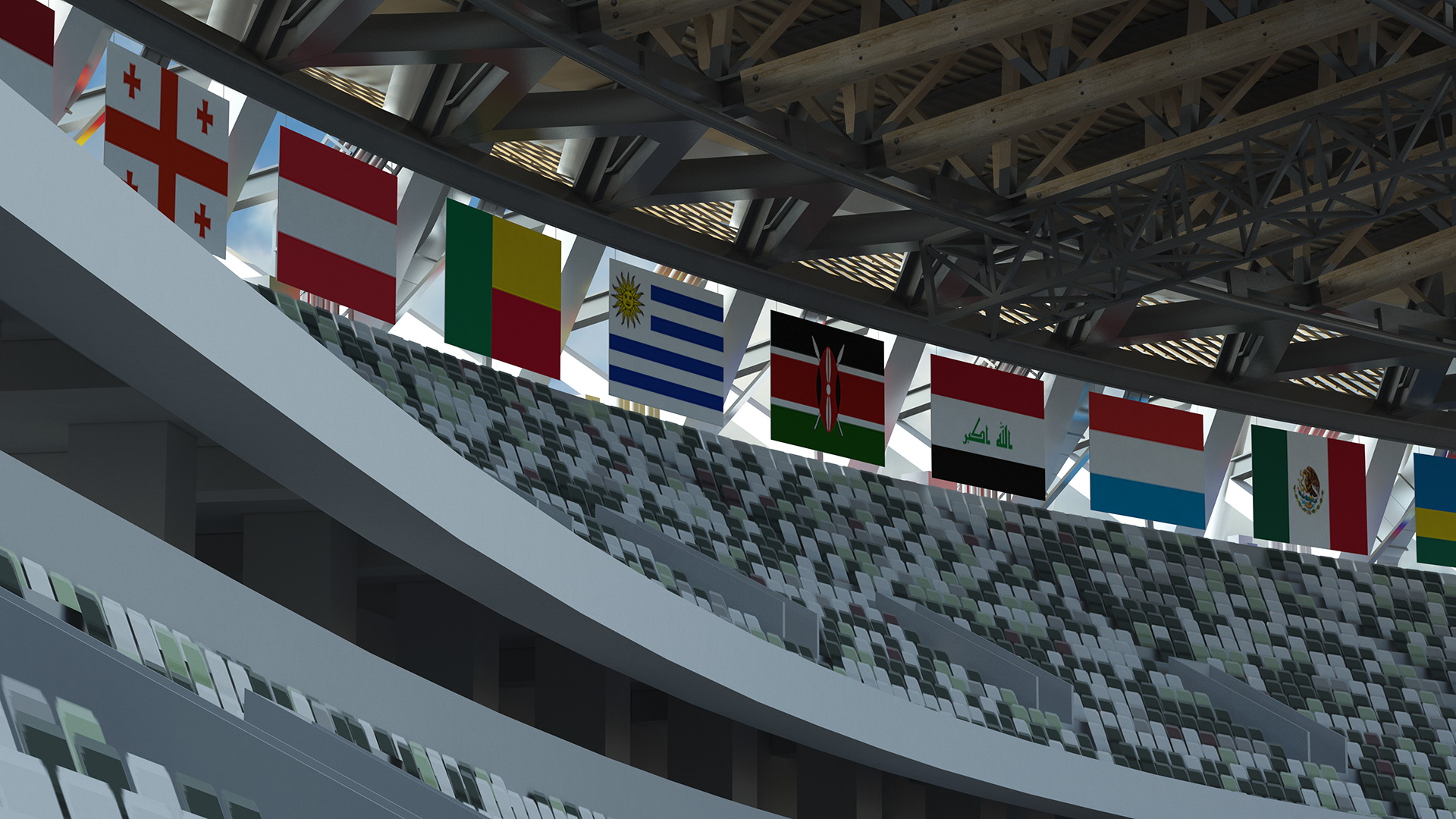 Multi-Purpose Olympic Stadium 3D model