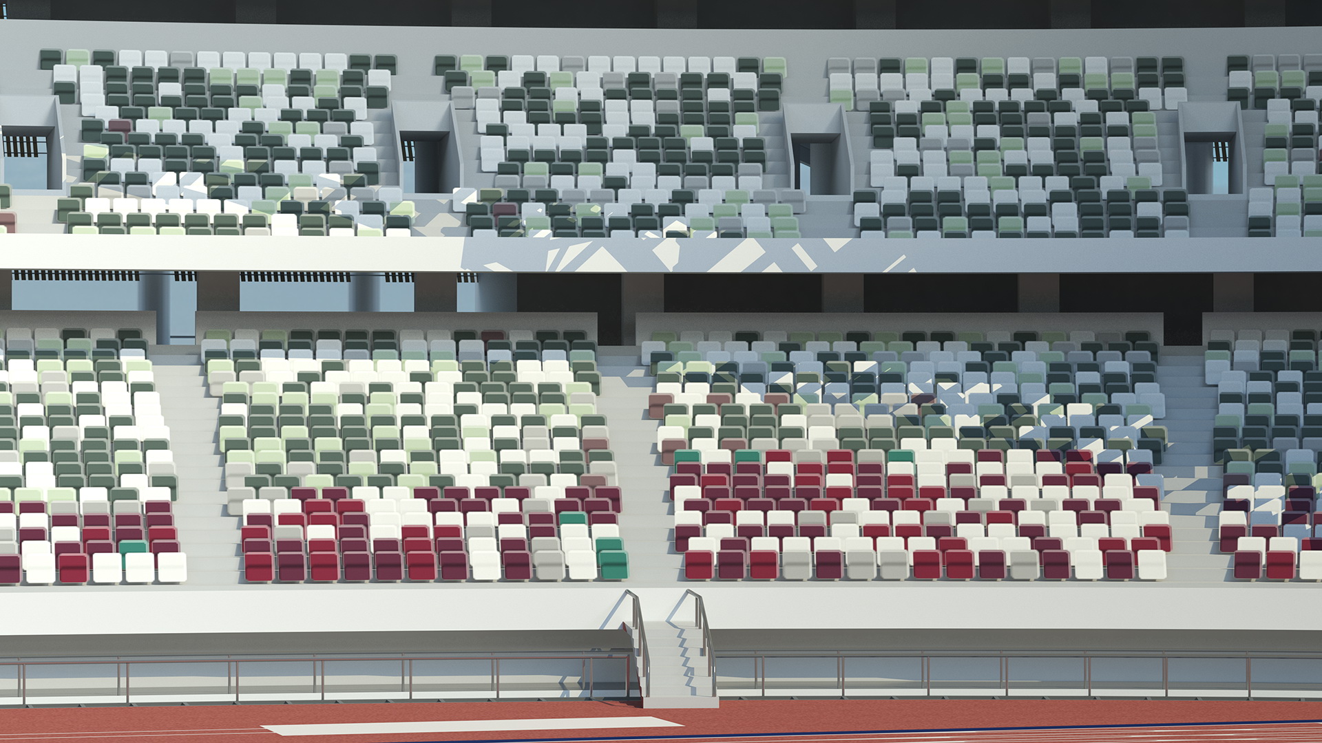 Multi-Purpose Olympic Stadium 3D model