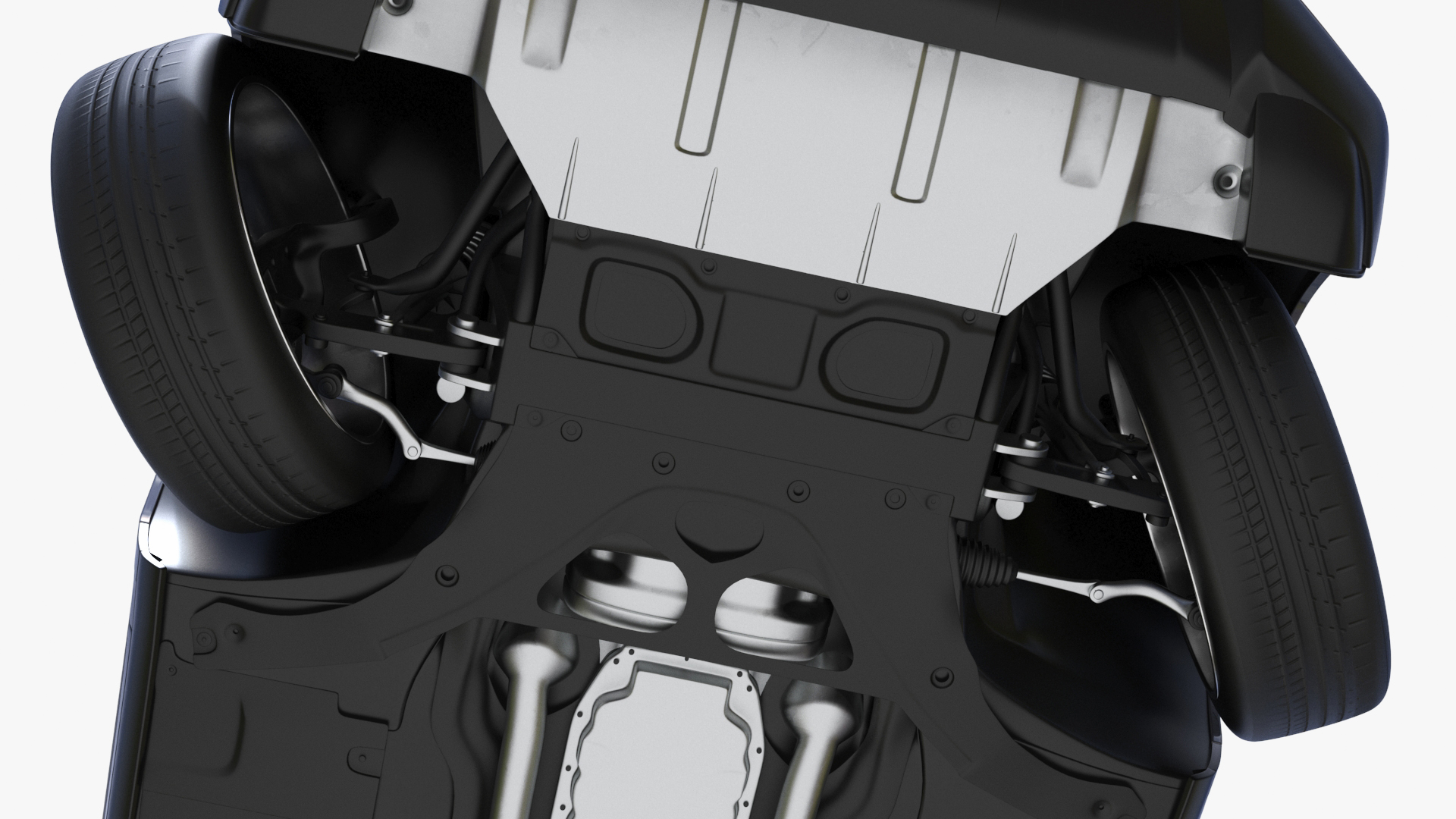 Porsche Cayenne Turbo E-Hybrid 2024 Gray Rigged 3D