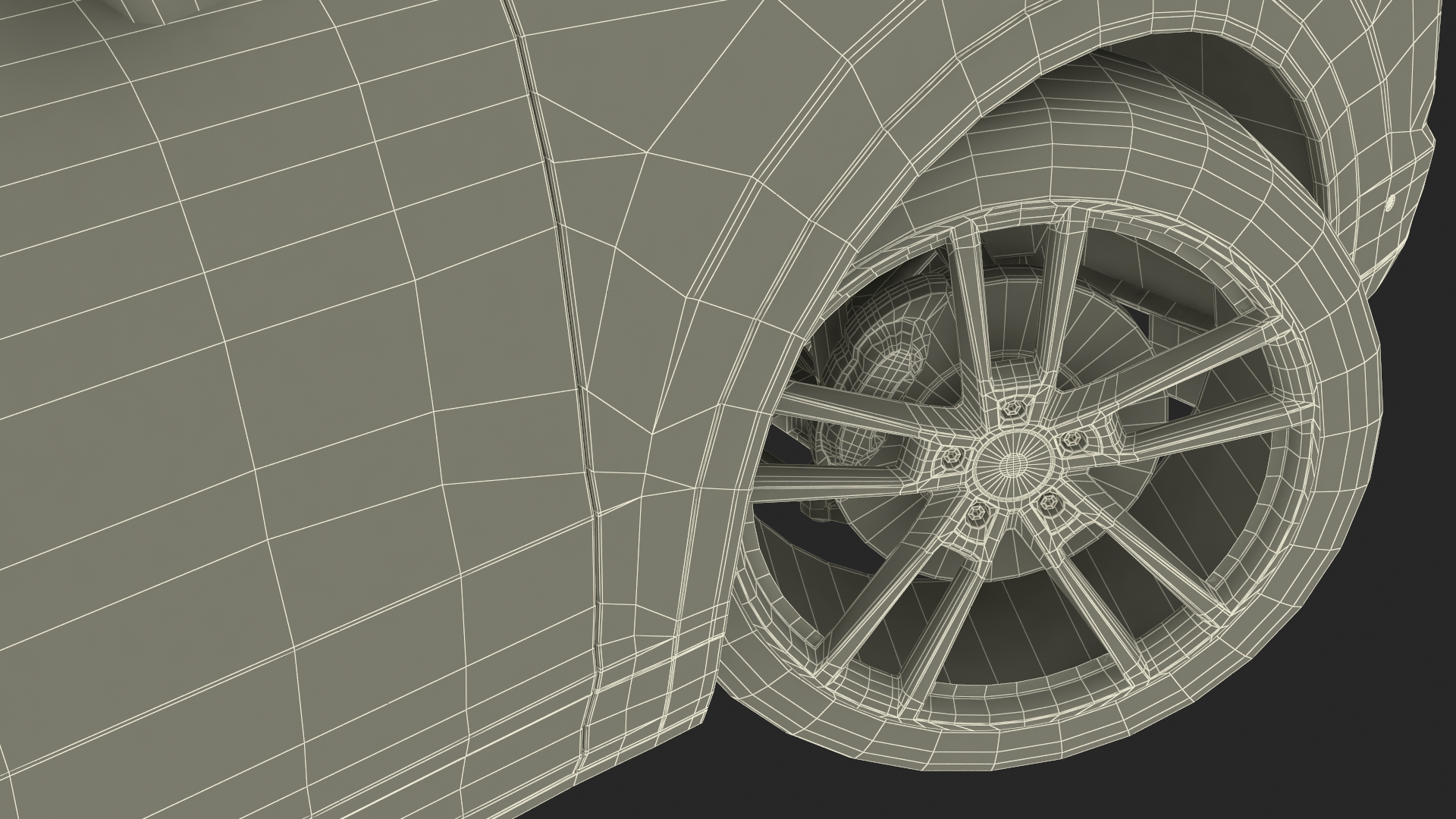 Porsche Cayenne Turbo E-Hybrid 2024 Gray Rigged 3D