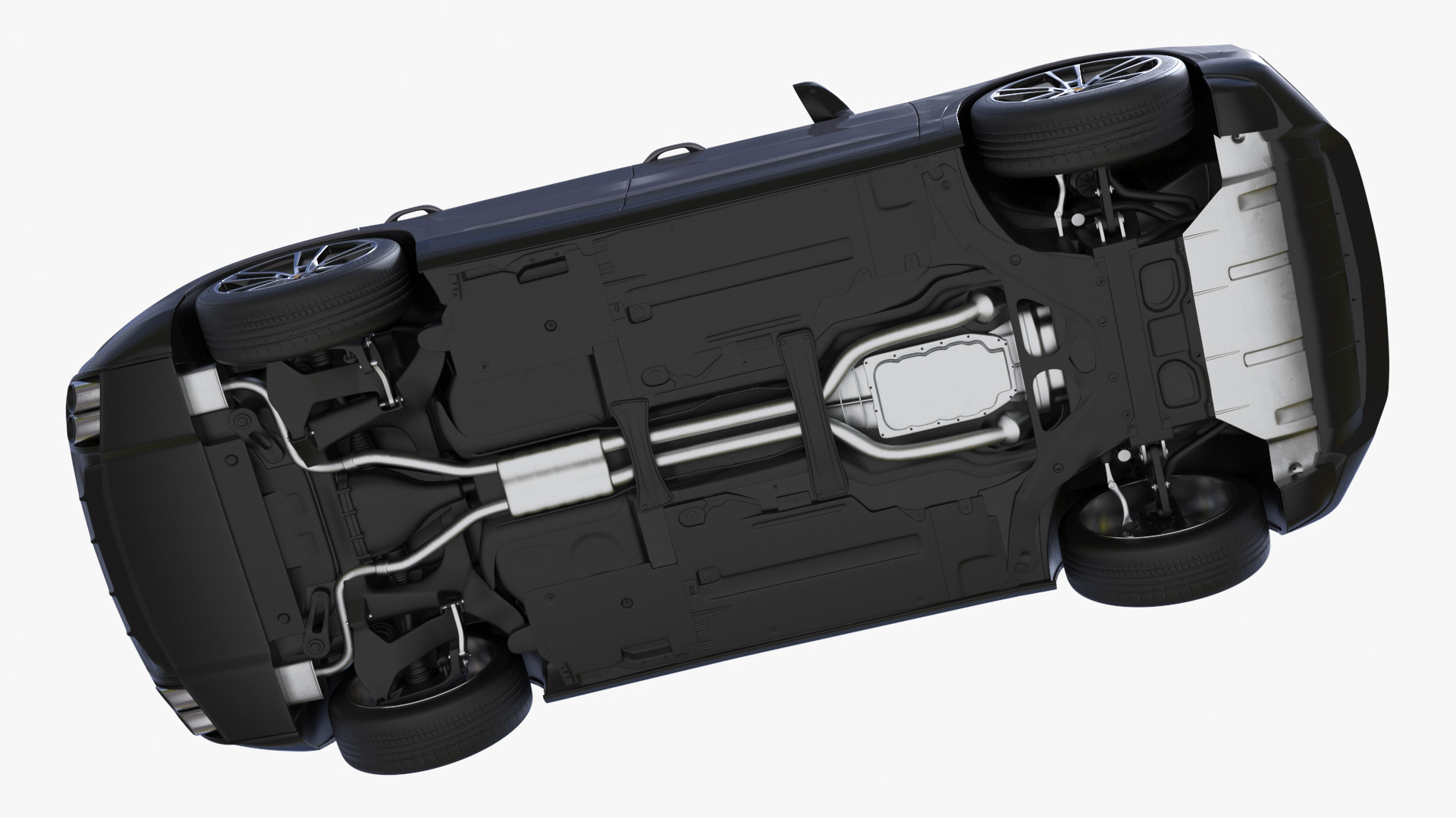 Porsche Cayenne Turbo E-Hybrid 2024 Gray Rigged 3D