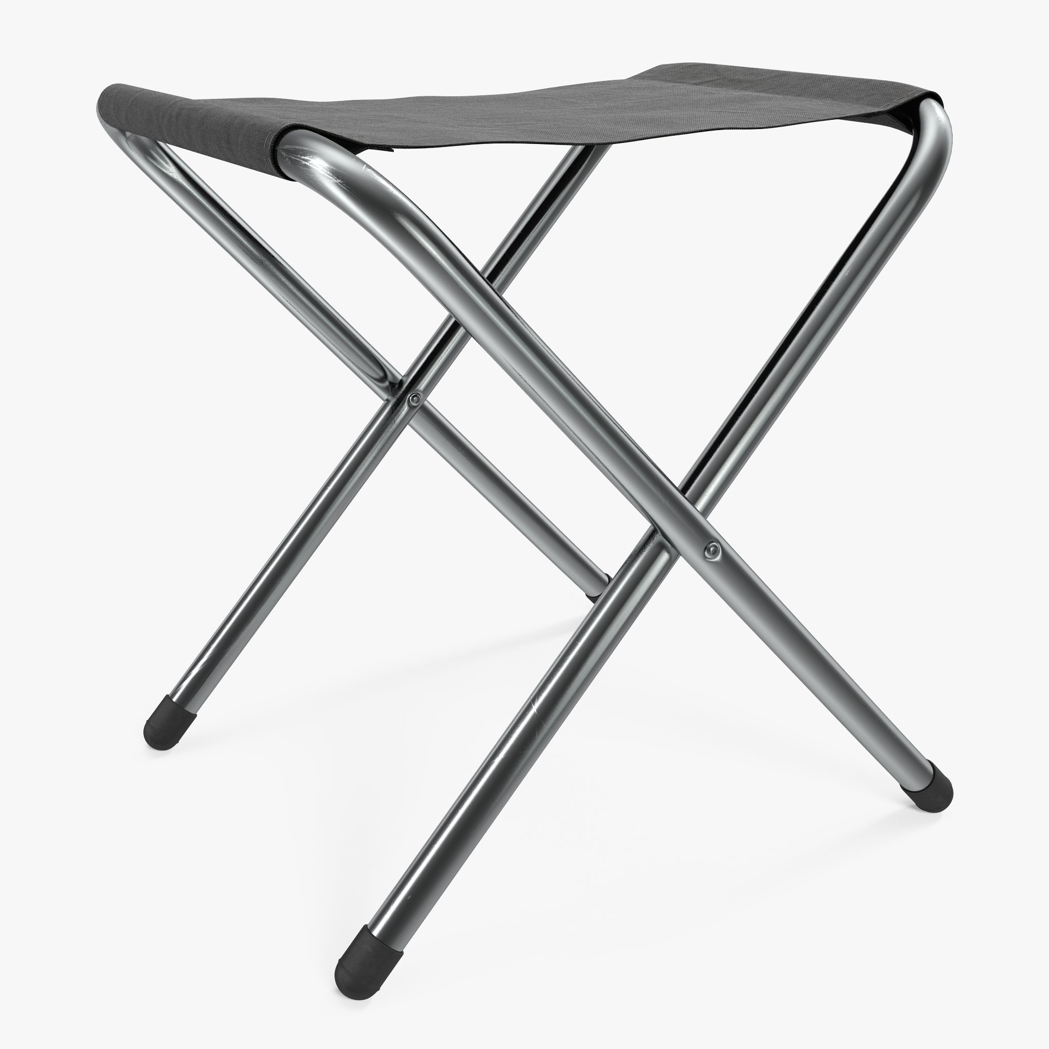 Folding Chair 3D Model, view 5