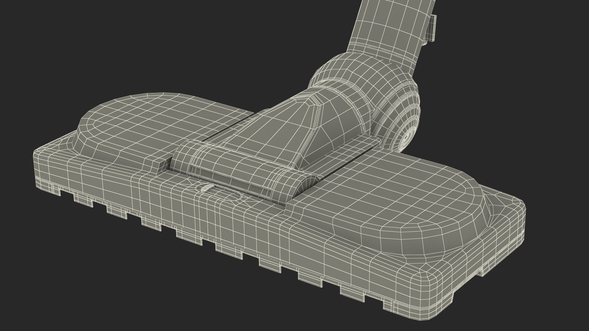 Housekeeping Maid with Dyson Big Ball Vacuum Cleaner Rigged 3D model