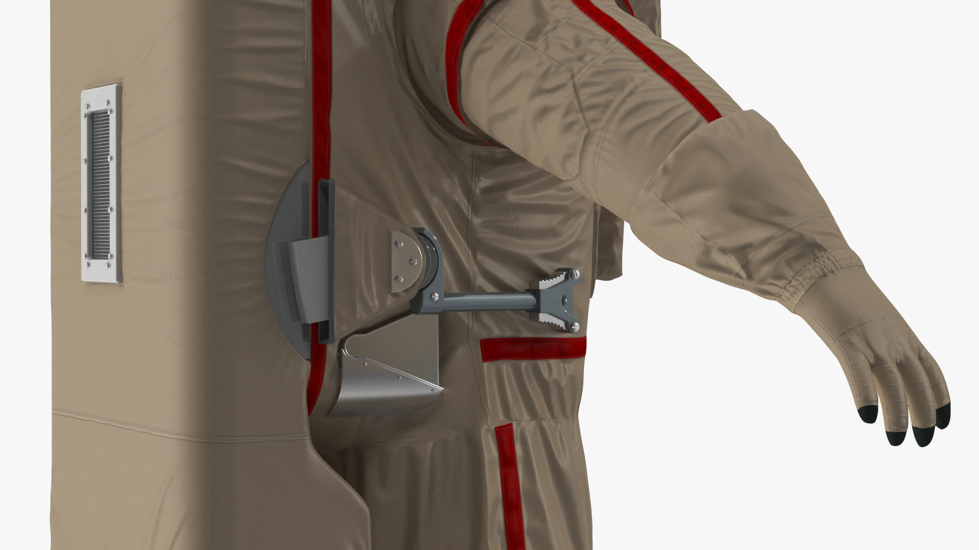 Chinese Astronaut Space Suit Haiying Rigged for Maya 3D