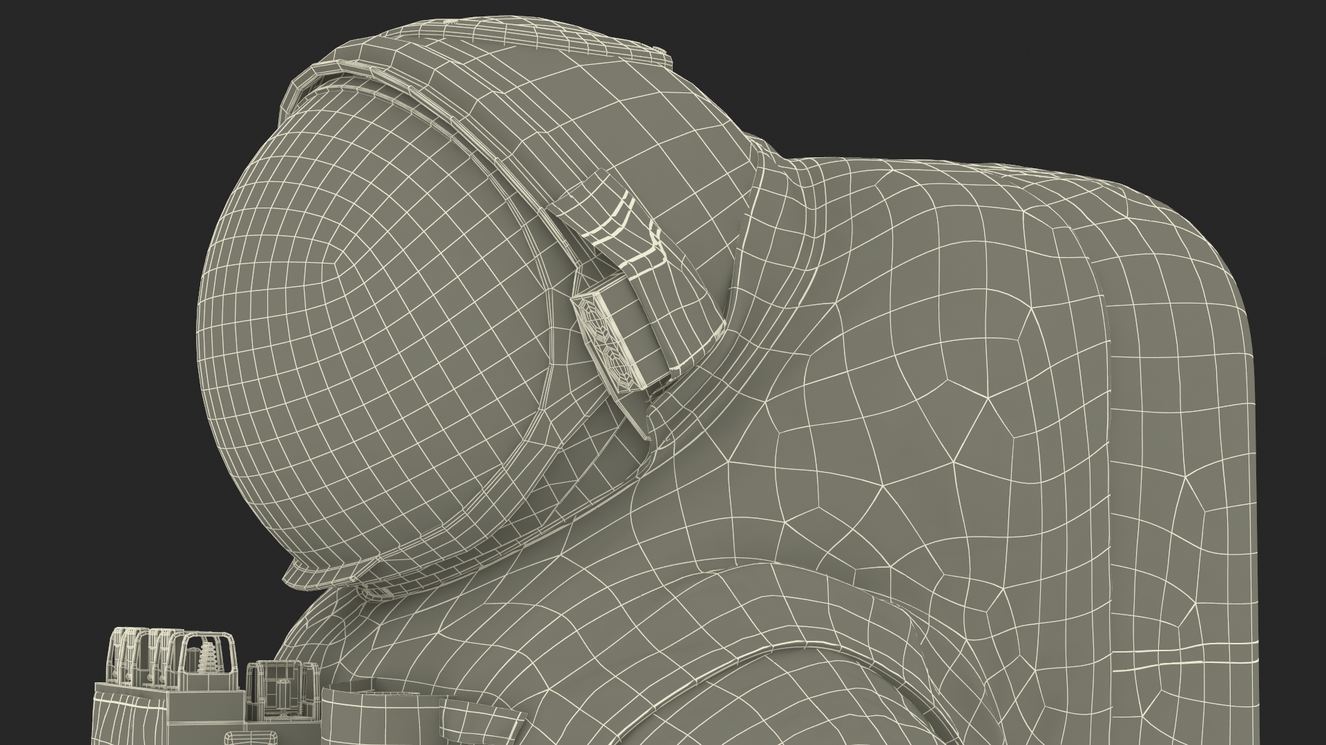 Chinese Astronaut Space Suit Haiying Rigged for Maya 3D