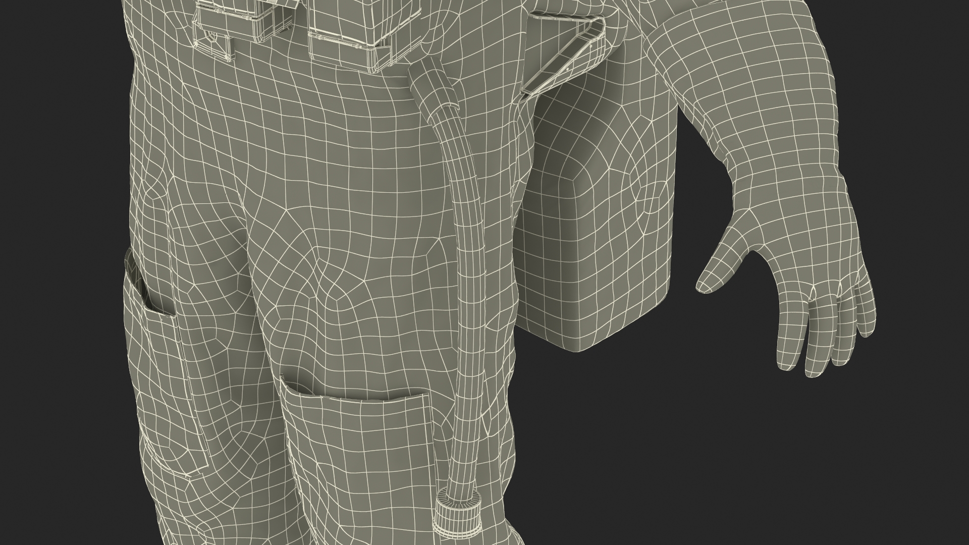 Chinese Astronaut Space Suit Haiying Rigged for Maya 3D