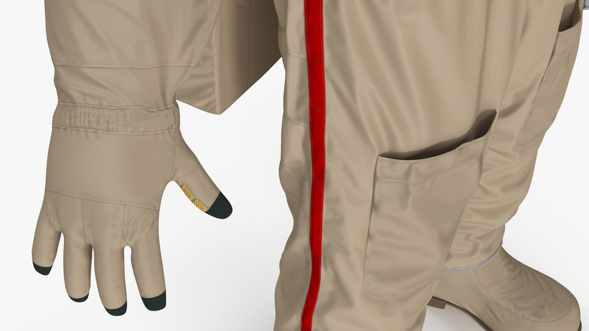 Chinese Astronaut Space Suit Haiying Rigged for Maya 3D